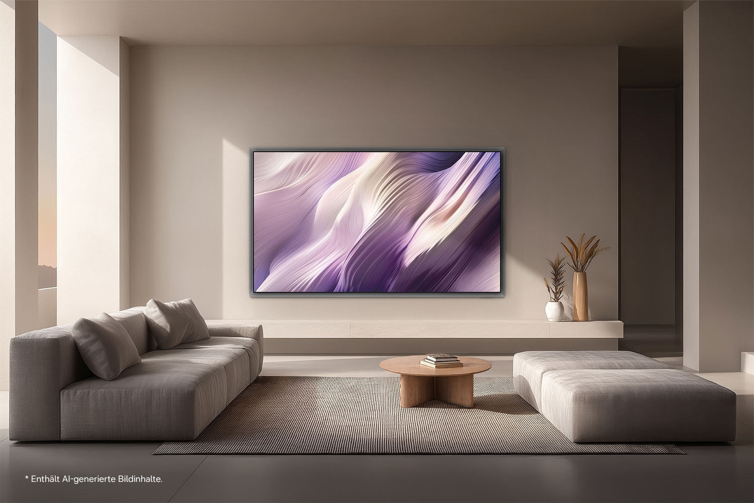 Samsung OLED-Fernseher »GQ55S99HAT« 138 cm/55 ″ Smart-TV Antireflexion mit Glare Free, Art Mode, DolbyAtmos, Design Wandmontage
