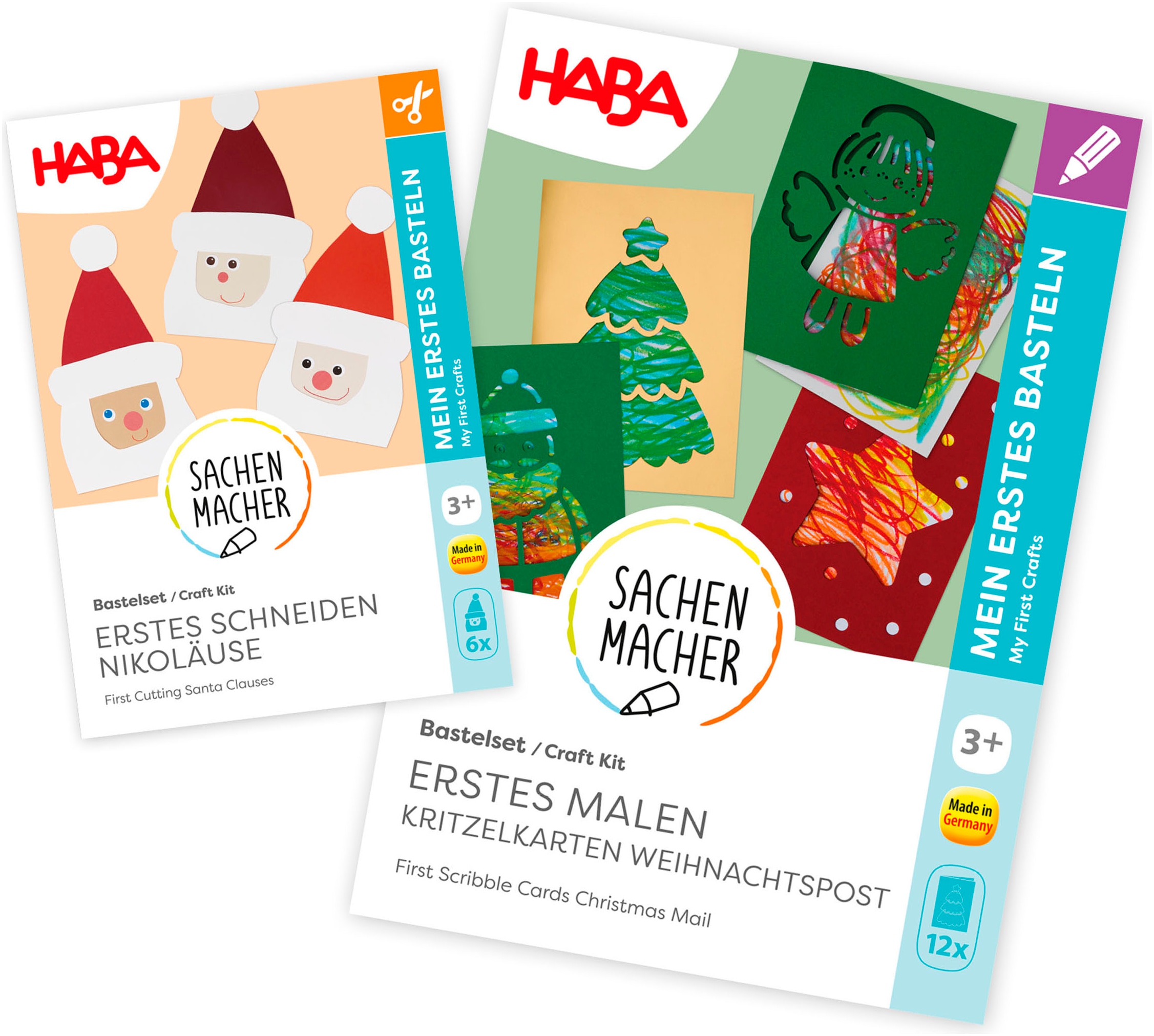 Haba Kreativset »2er Bastelsets Erstes Basteln Weihnachten«