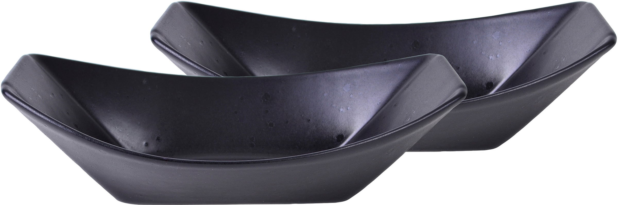 CreaTable Servierschale »Boat«, 2 tlg., aus Steinzeug, Snackschale, Topaktu günstig online kaufen
