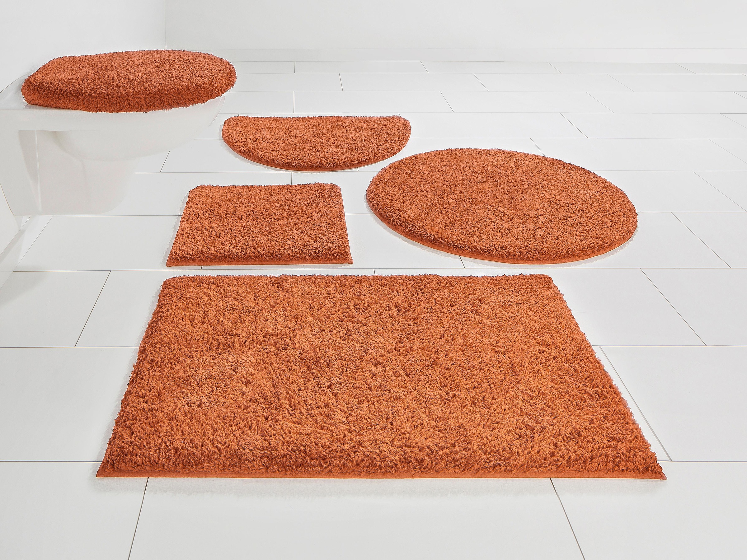 my home Badematte »Maren, Badvorleger, Badezimmer Teppich« Höhe 15 mm rutsc günstig online kaufen