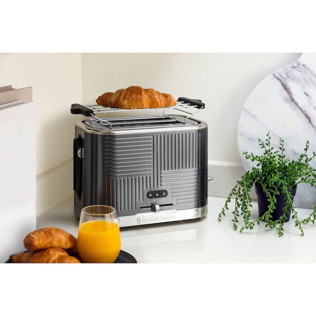 RUSSELL HOBBS Toaster »Geo Steel 25250-56«, 2 kurze Schlitze, 1640 W
