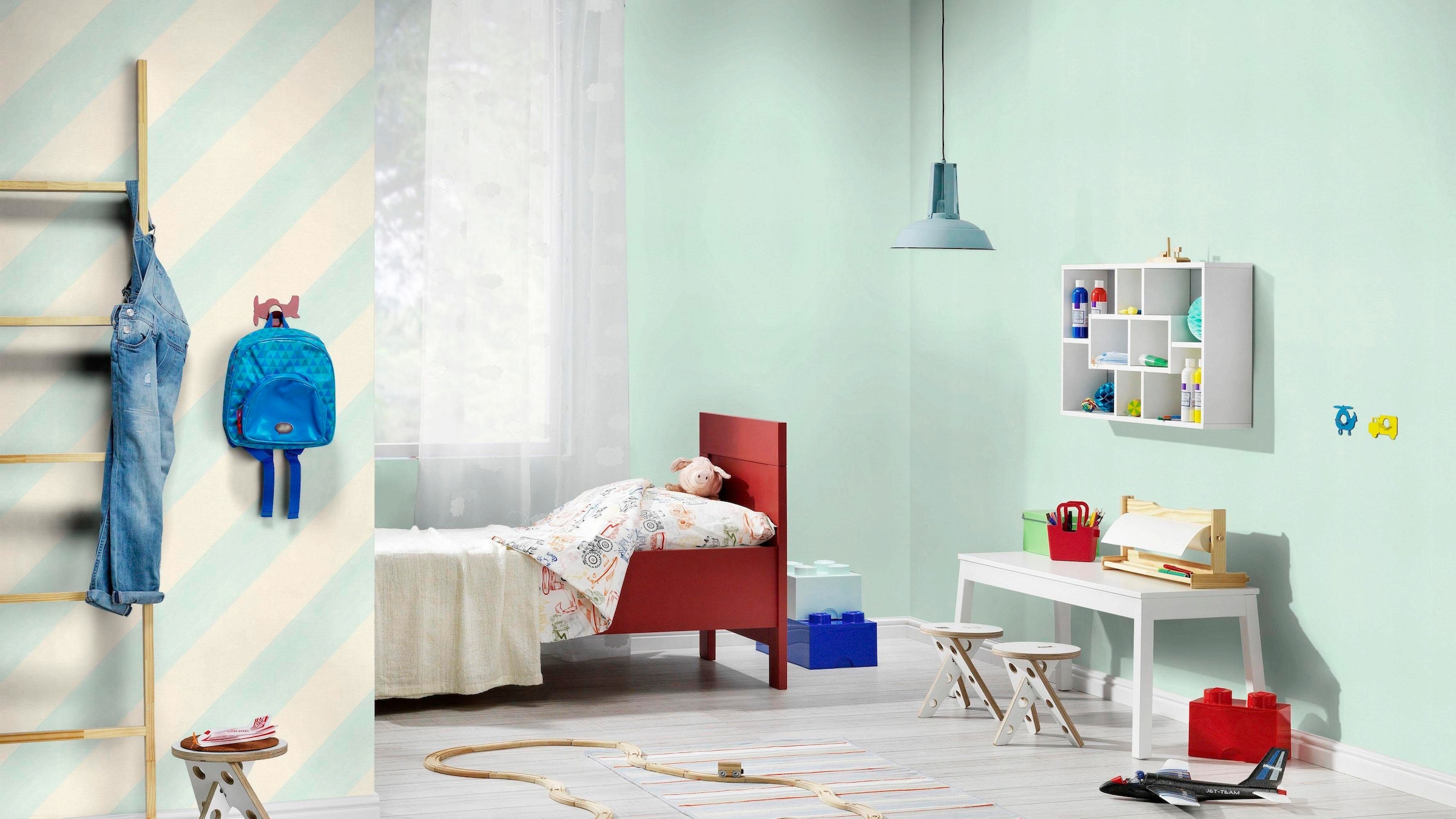 Rasch Vinyltapete »Bambino XVIII«, gemustert-grafisch