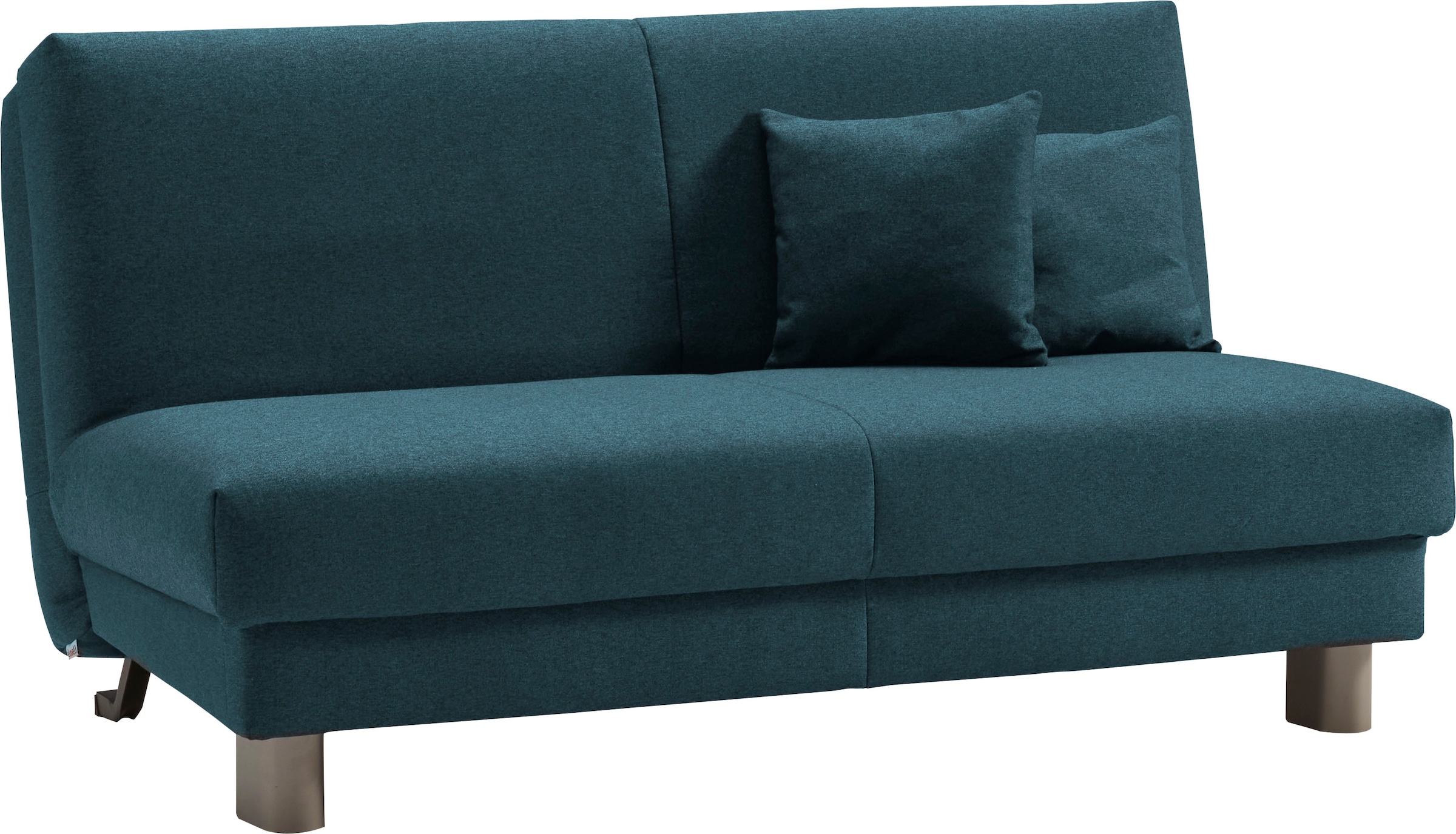 ell + ell Schlafsofa »Enny«, Liegefläche Breite 155 cm, Liegehöhe 45 cm, Füße alufarben