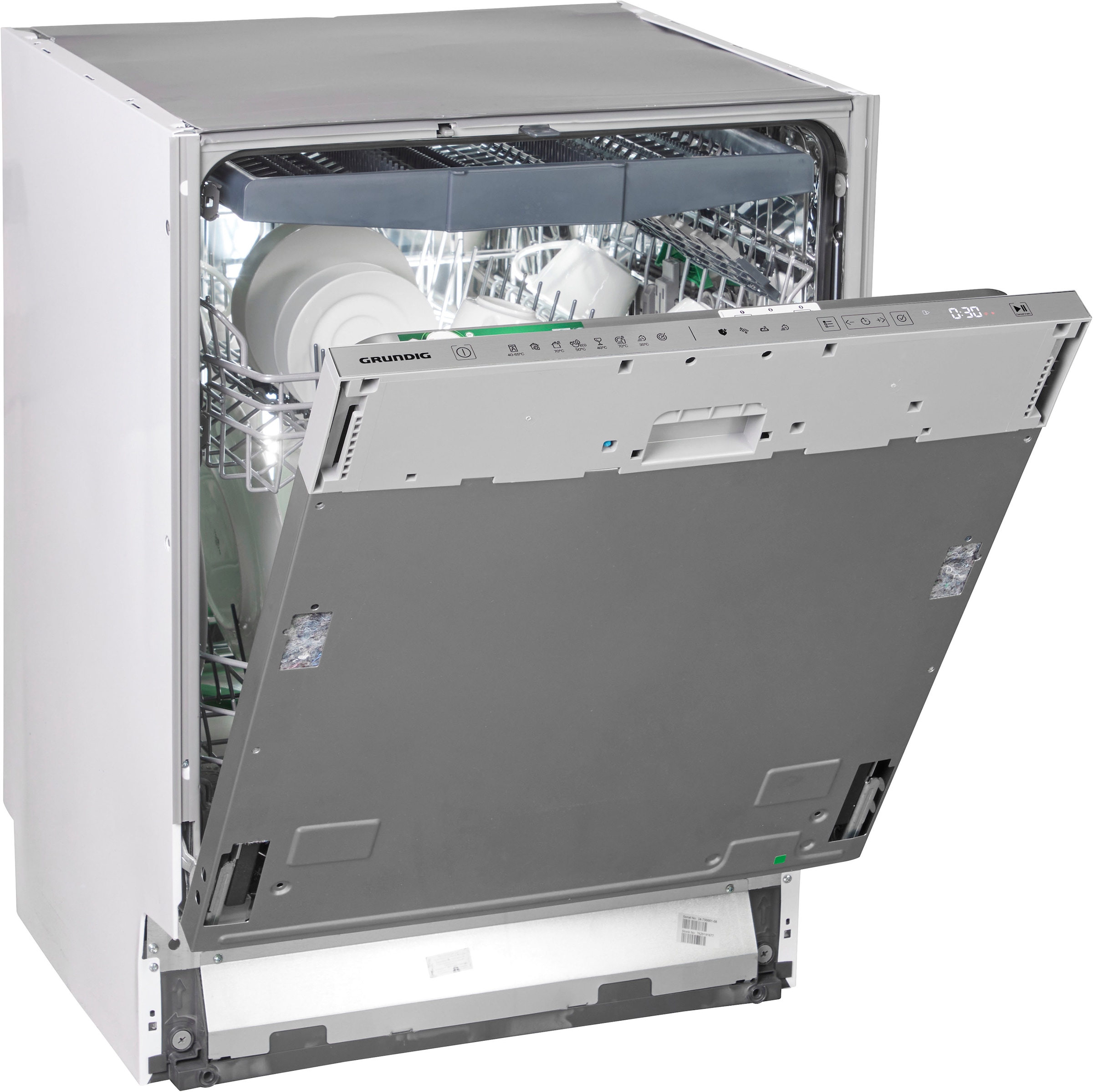 Grundig vollintegrierbarer Geschirrspüler »GNVP4420 7629191677«, 15 Maßgedecke, CornerWash