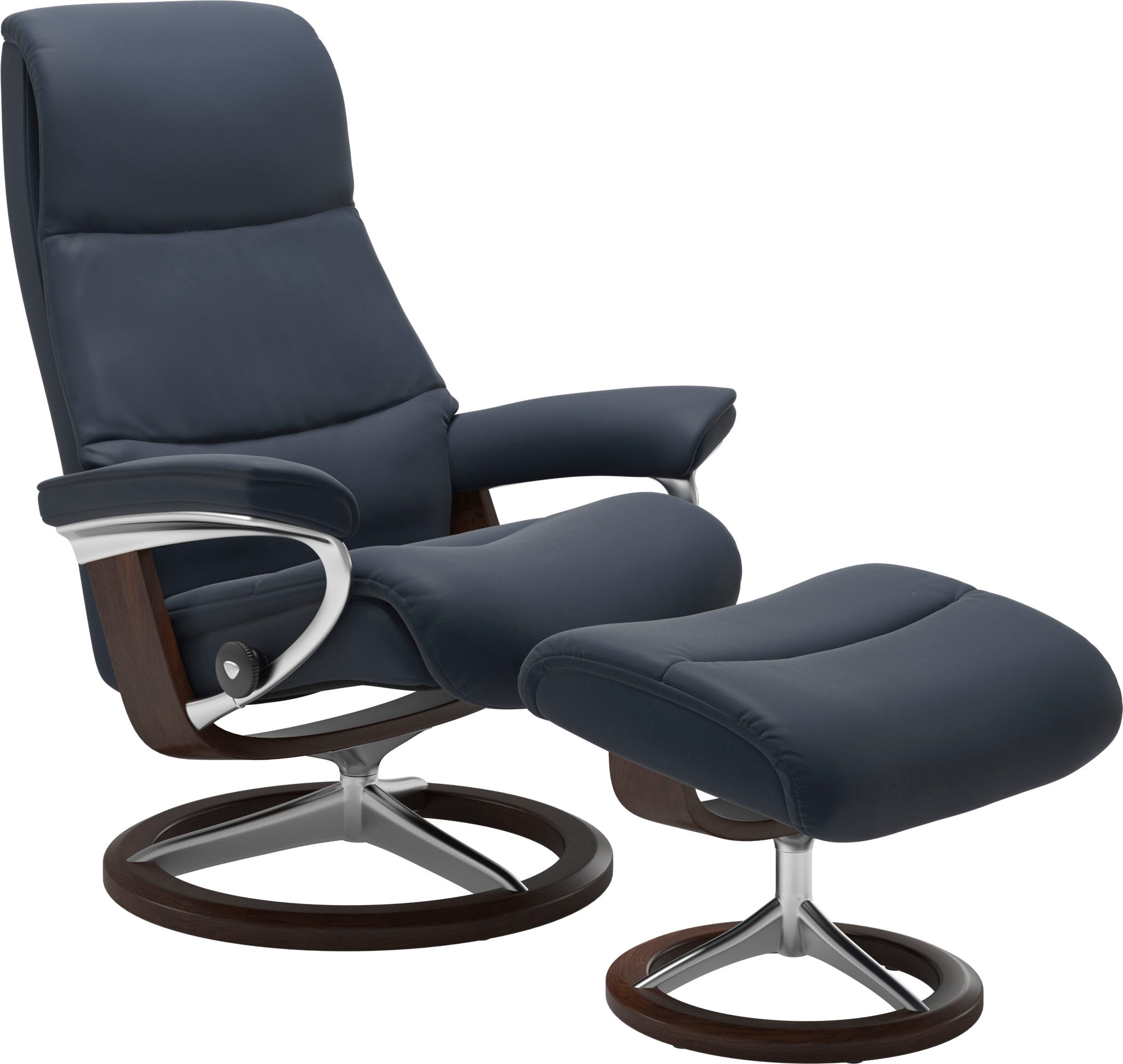 Stressless "View" Set, Relaxsessel mit Hocker, mit Signature Base, Größe S, günstig online kaufen