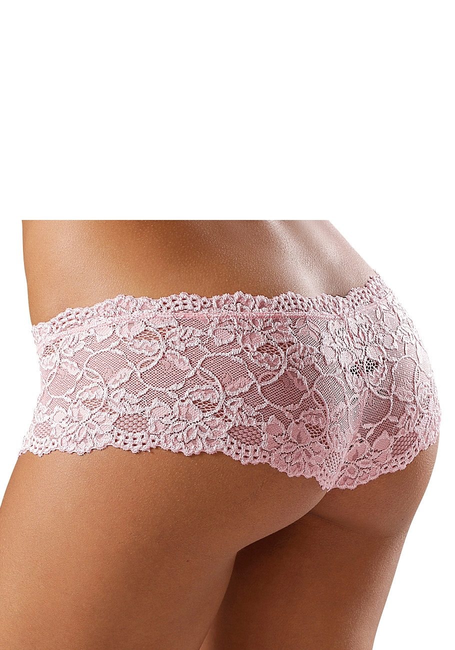 Vivance Panty, (Packung, 2 Stück), aus elastischer Spitze, sexy Dessous