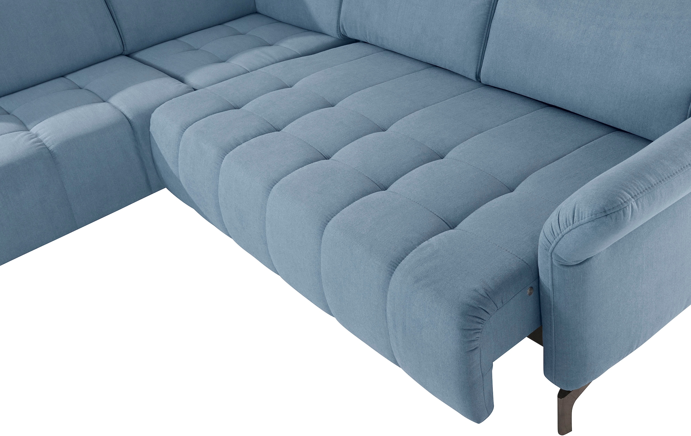 INOSIGN Ecksofa »Fresh L-Form«, Federkern, wahlweise Kopfteilverstellung und motorischer Vorziehsitz