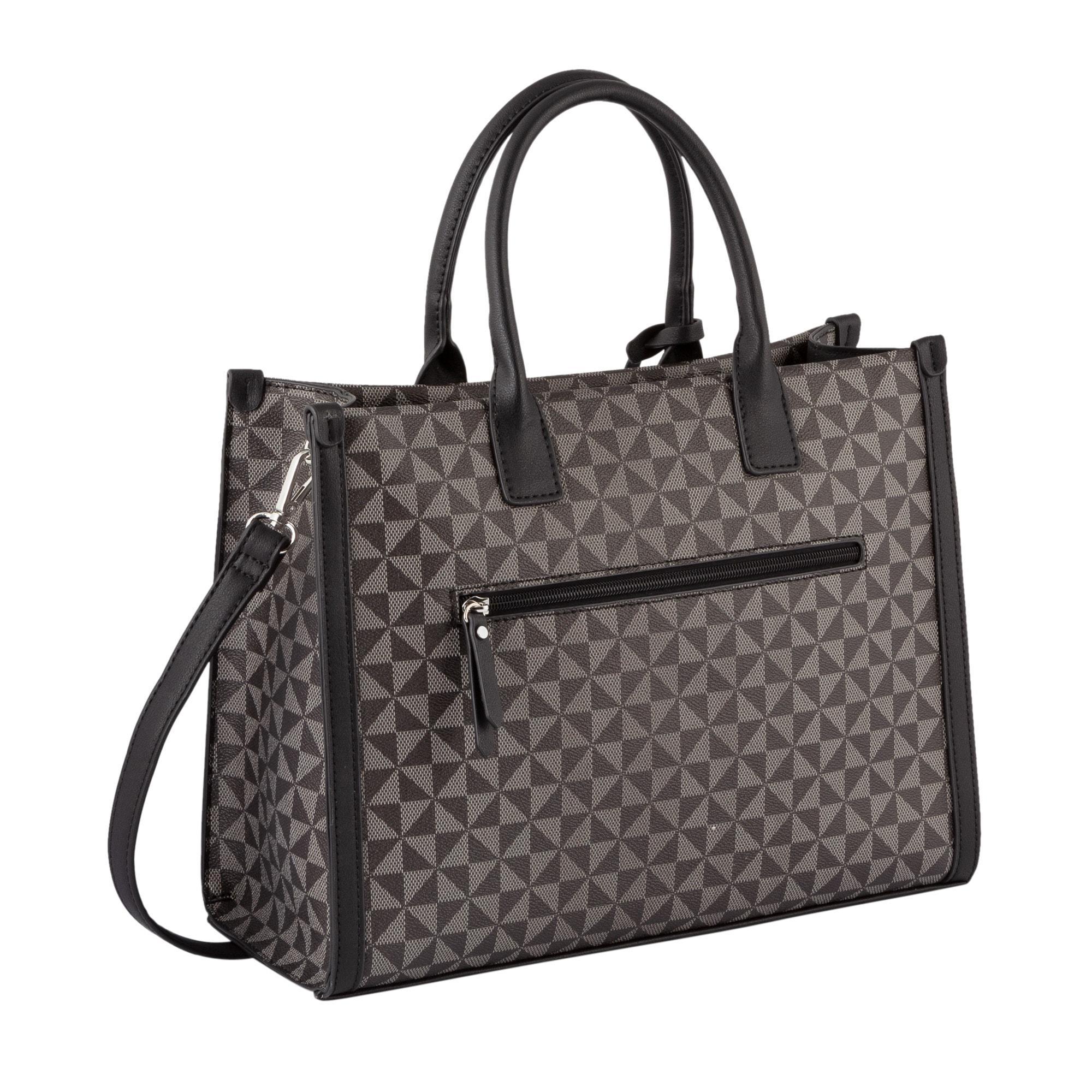 Gabor Shopper »Barina«, mit besonderem grafischen All-Over-Druck und Glattlederoptik Details