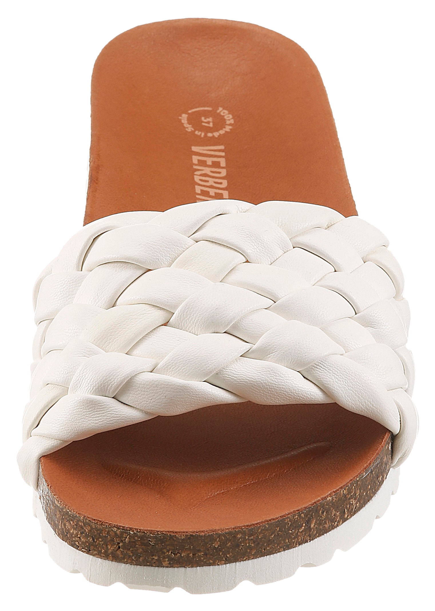VERBENAS Pantolette »RICA TRENZA SOFT«  Sommerschuh, Schlappen, Strandschuh mit geflochtener Bandage