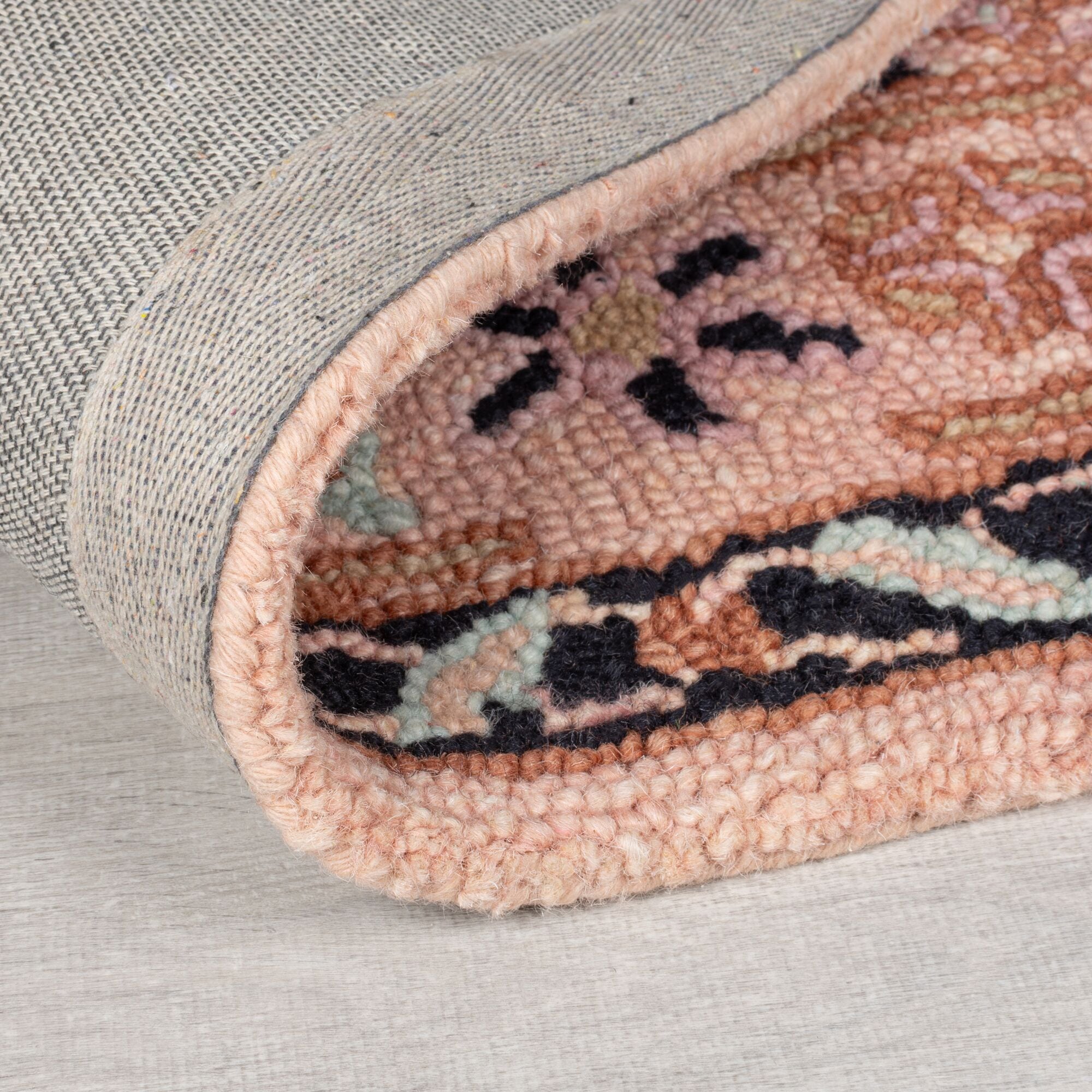 FLAIR RUGS Wollteppich »Blossom 3D Effekt« rechteckig 5 mm Höhe Wolle, Teppich, Wohnzimmer, Schlafzimmer, Esszimmer