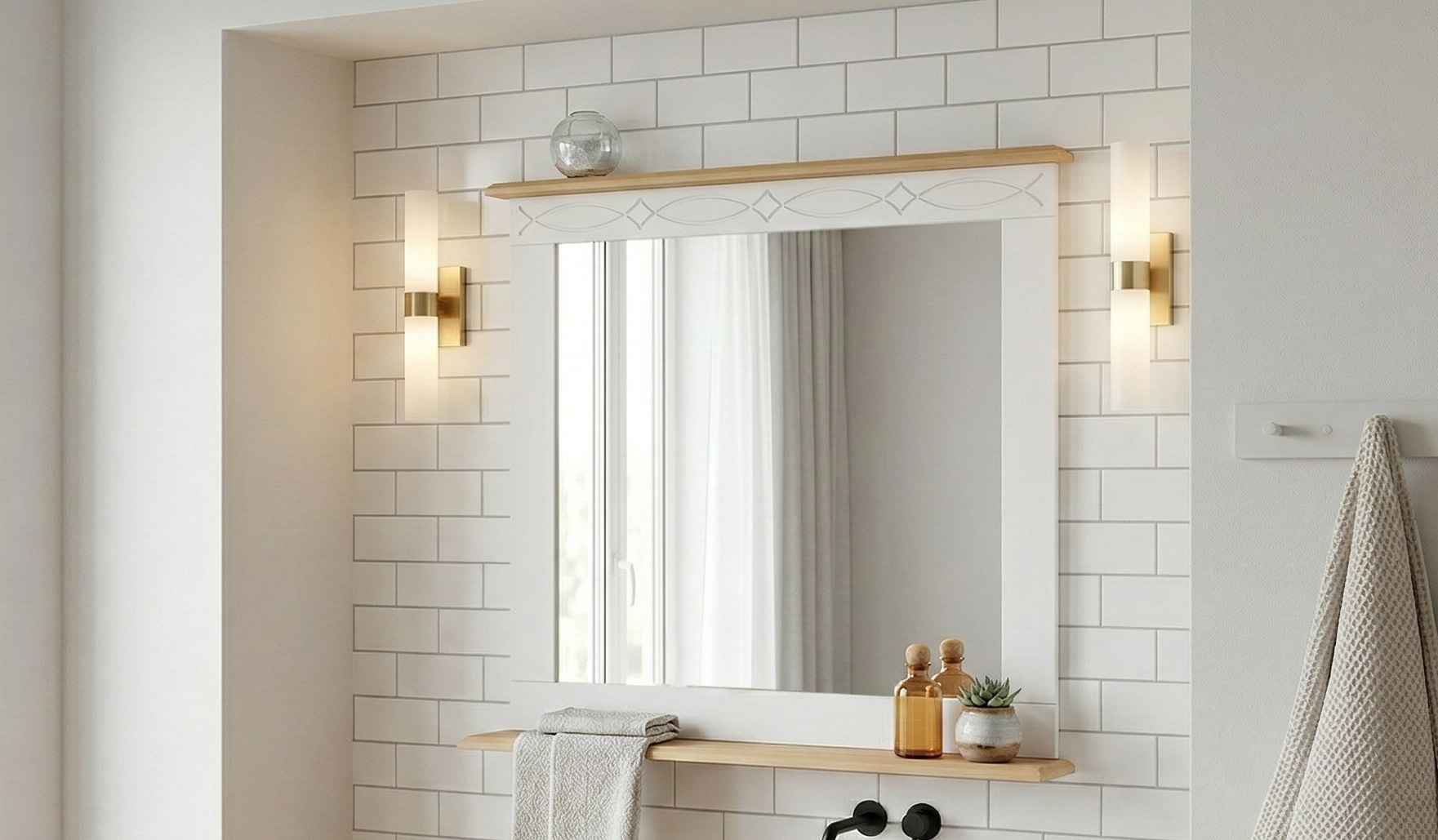 OTTO home Spiegel »Indra« Rahmen aus massiver Kiefer, FSC®-zertifiziert