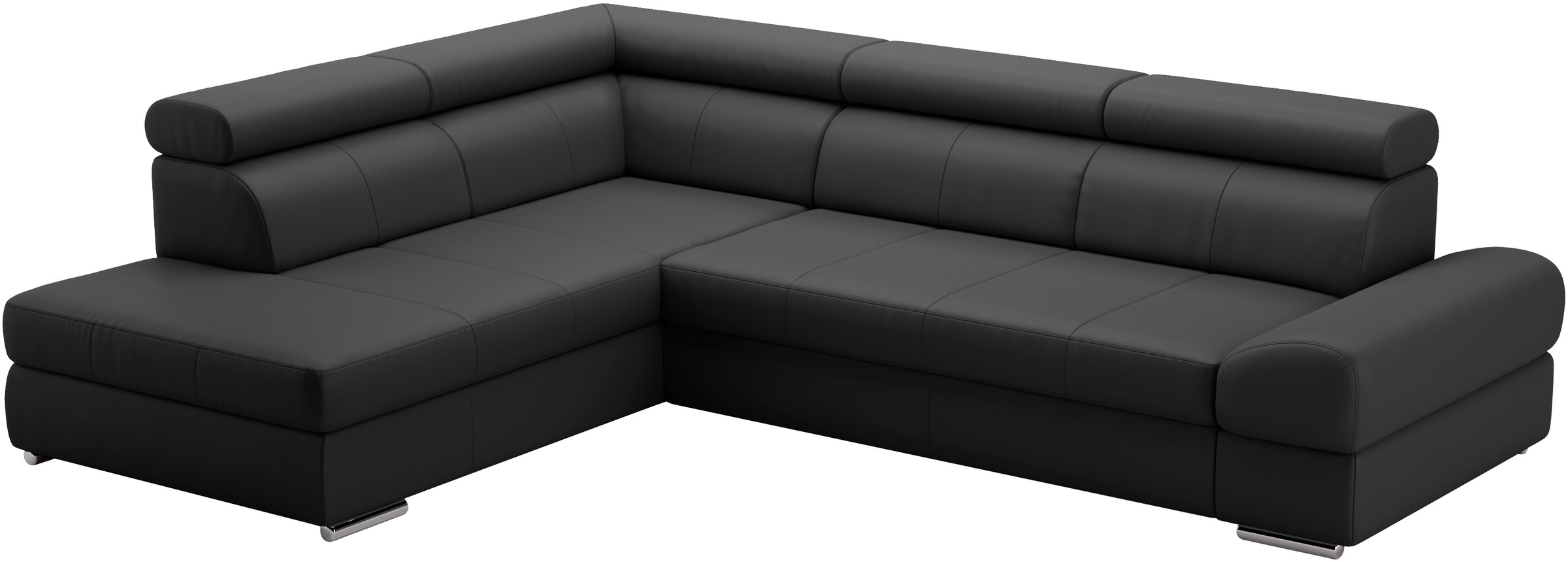 sit&more Ecksofa »Broadway L-Form«, mit verstellbaren Kopfteilen, wahlweise mit Bettfunktion