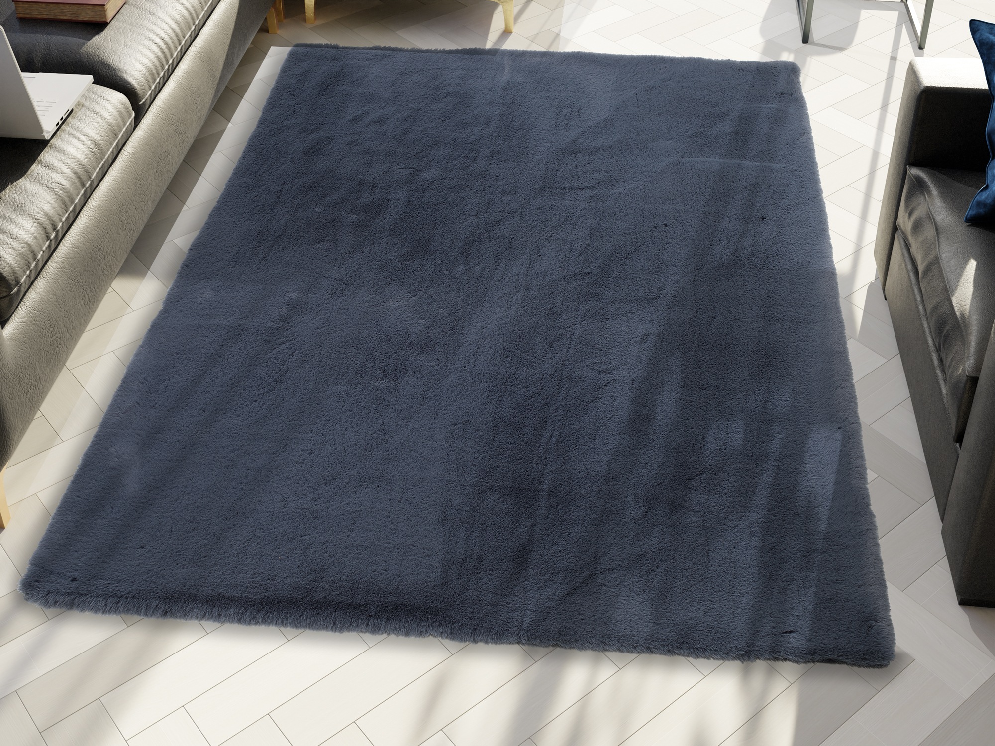 OCI DIE TEPPICHMARKE Hochflor-Teppich "ROCKY SOFT" rechteckig 35 mm Höhe Ku günstig online kaufen