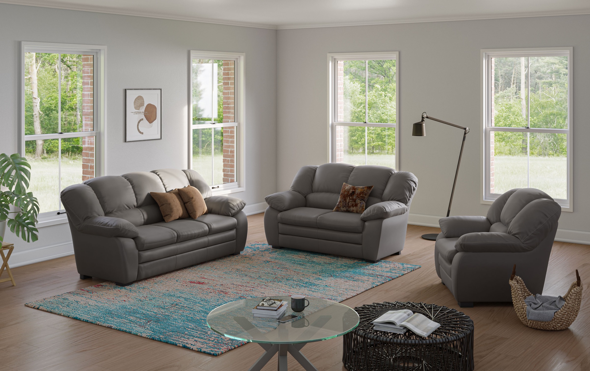 COTTA Polstergarnitur »Casino, Sofa Set, 3-2-1 Sitzer, Wohnzimmer Garnitur« günstig online kaufen