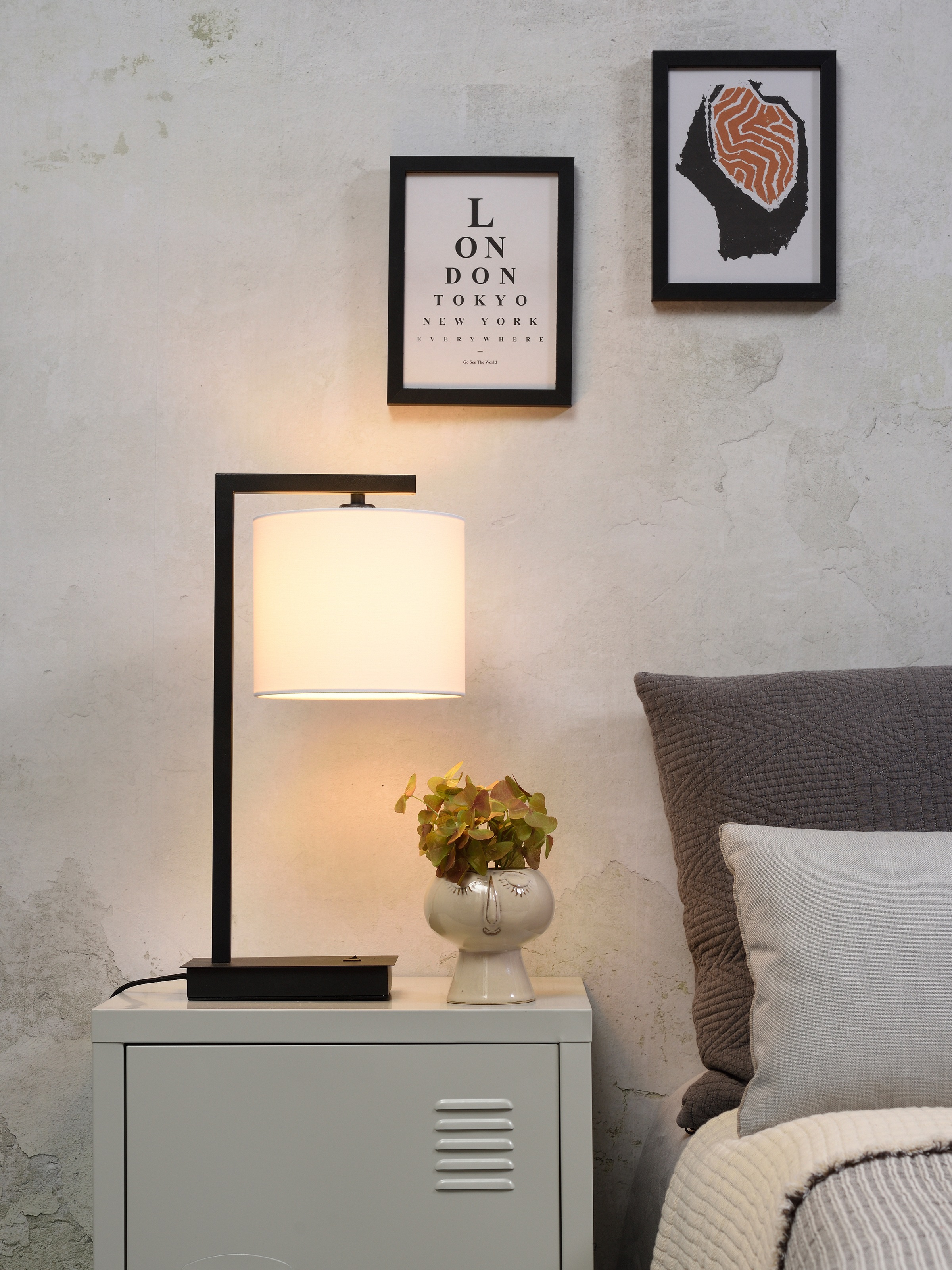 it's About RoMi Tischleuchte »Boston«, 1 flammig, Leuchtmittel E14 | LED wechselbar