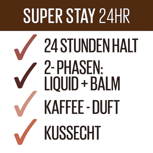 MAYBELLINE NEW YORK Lippenstift »Super Stay 24H Coffee«