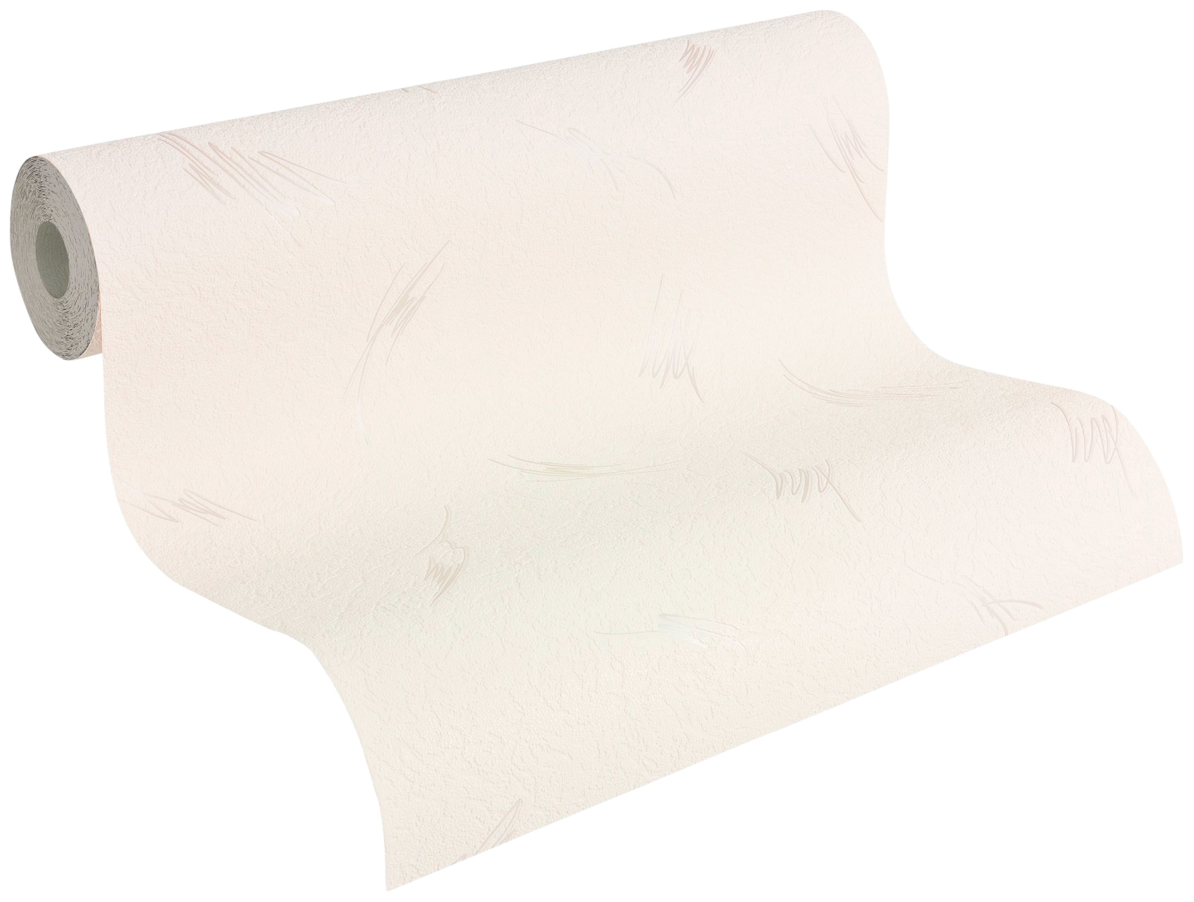 A.S. Création Strukturtapete »Simply White«, einfarbig-unifarben-uni, Tapete Struktur Tapeten Wohnzimmer Schlafzimmer Küche Flur Design Büro