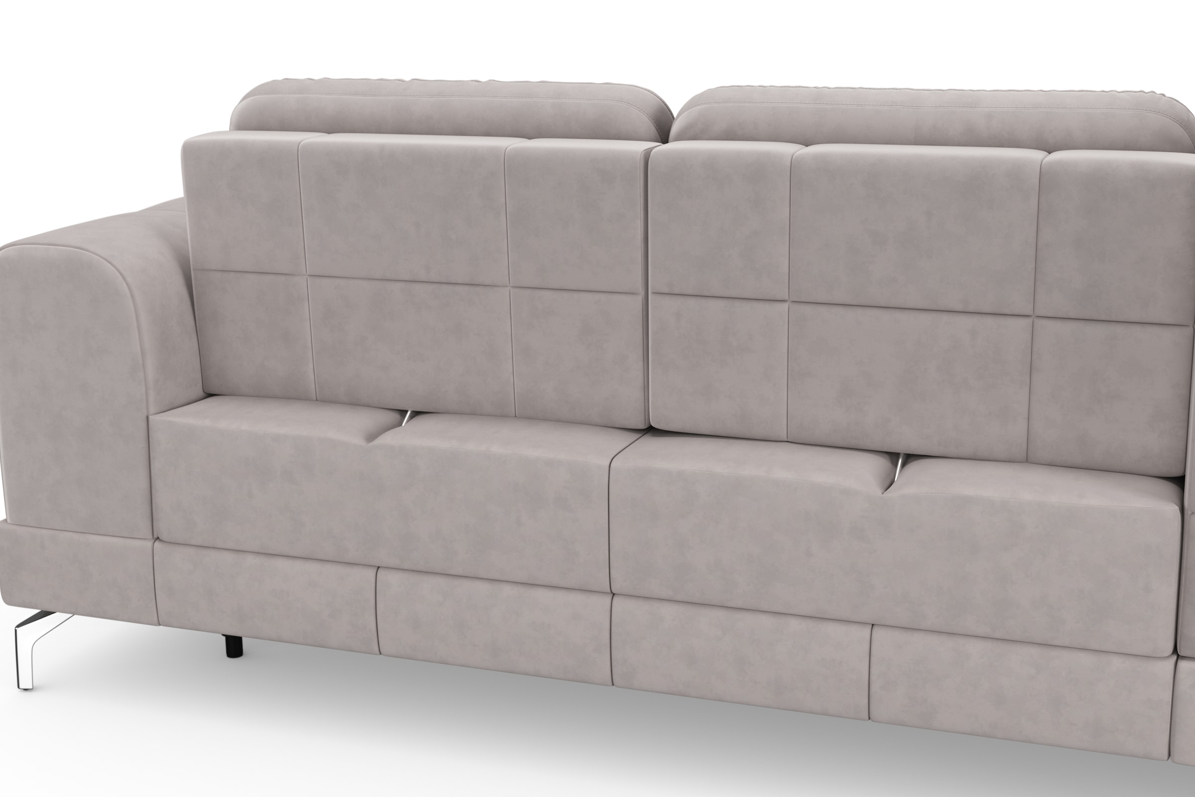 sit&more Ecksofa »Bendigo L-Form«, inklusive Sitztiefenverstellung, Bodenfreiheit 12 cm, in 2 Fußfarben