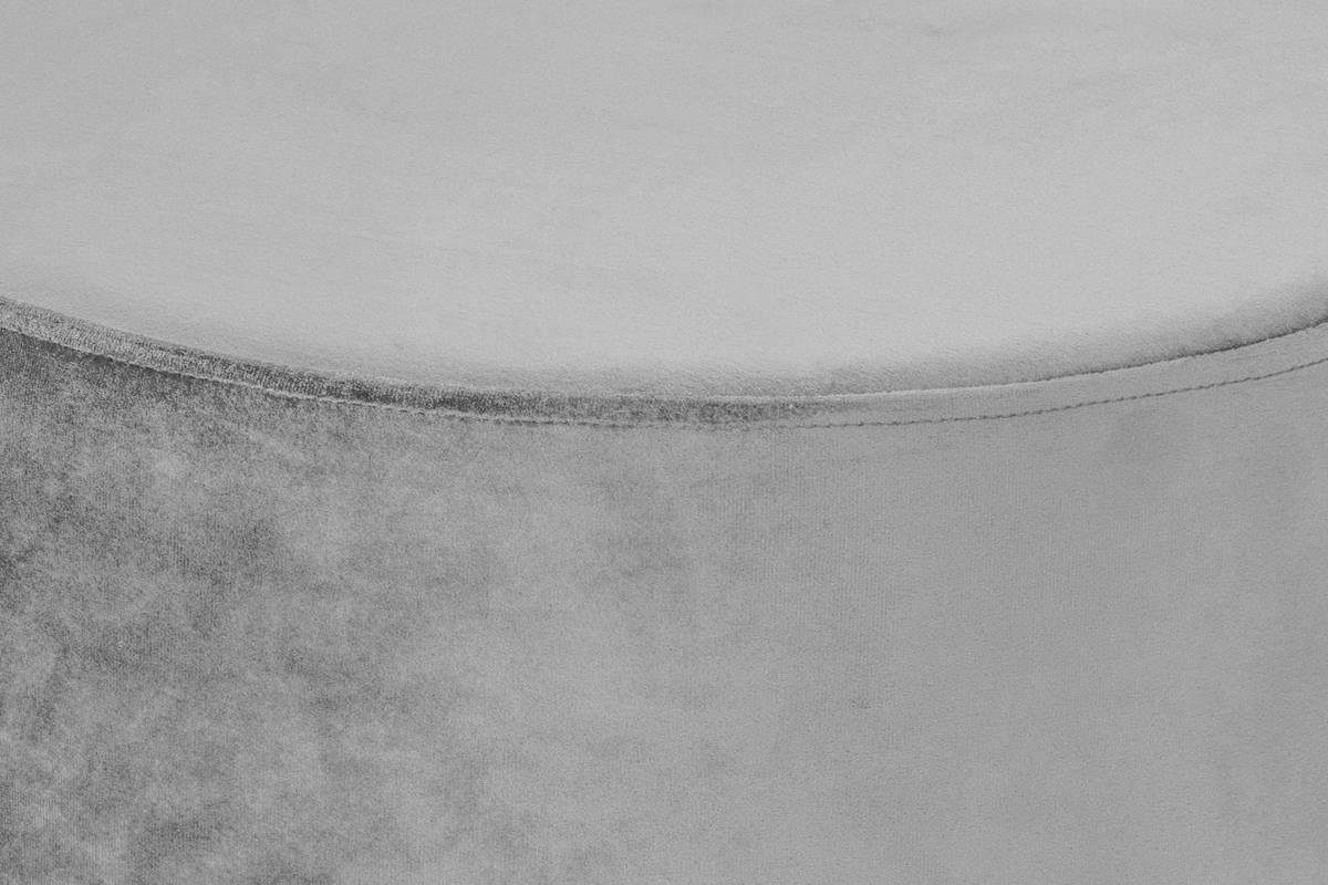 Kayoom Hocker »Nano 110, Hocker in stilvollem Design, runde Form, mit Fuß aus Metall«, (1 St.), Golz Akzente, mit pflegeleichtem Stoffbezug, runde Form