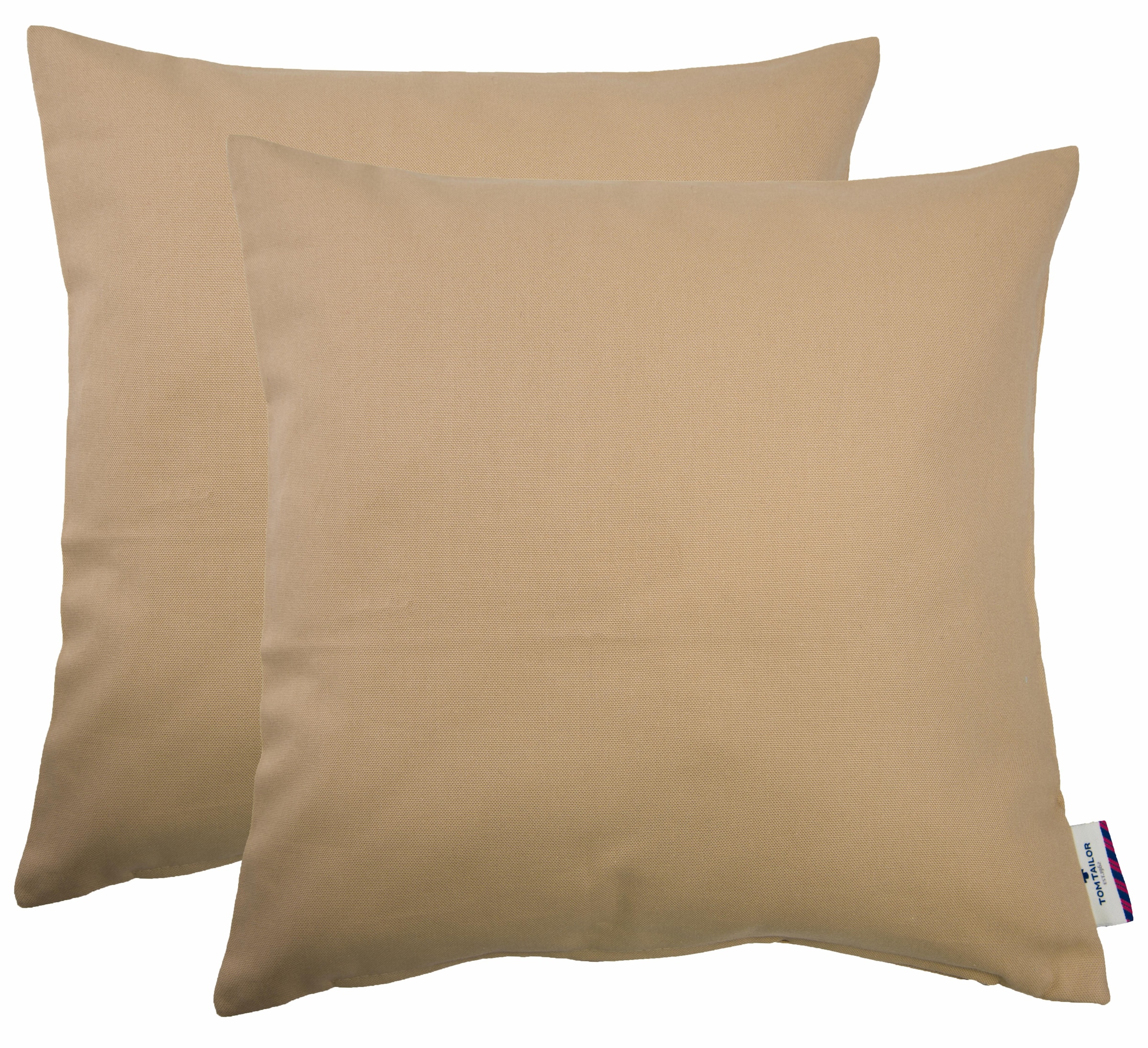 TOM TAILOR HOME Dekokissen »Dove«, unifarben, Kissenhüllen ohne Füllung, 2e günstig online kaufen