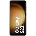 Samsung Smartphone »Galaxy S23+«, beige, 16,65 cm/6,6 Zoll, 256 GB Speicherplatz, 50 MP Kamera