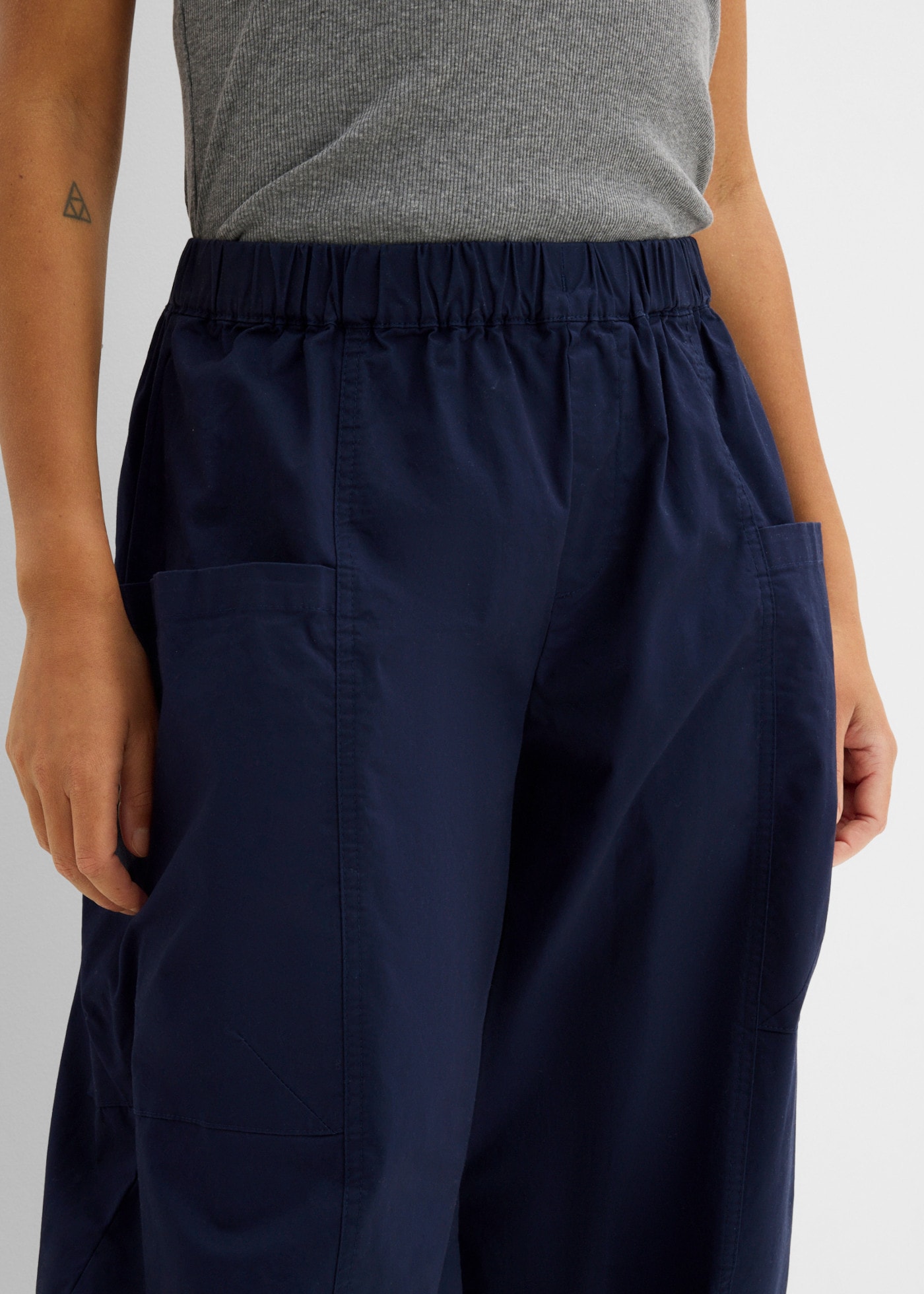 bonprix Pumphose  extra weiter Schnitt, bequemer Bund, lockere Passform im Loose Fit