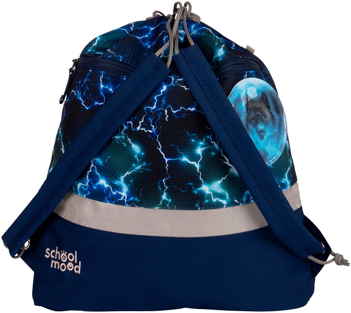 SCHOOL-MOOD® Schulranzen »Champion Maxx Pro«, retroreflektierende Flächen, mit LED-Patchy