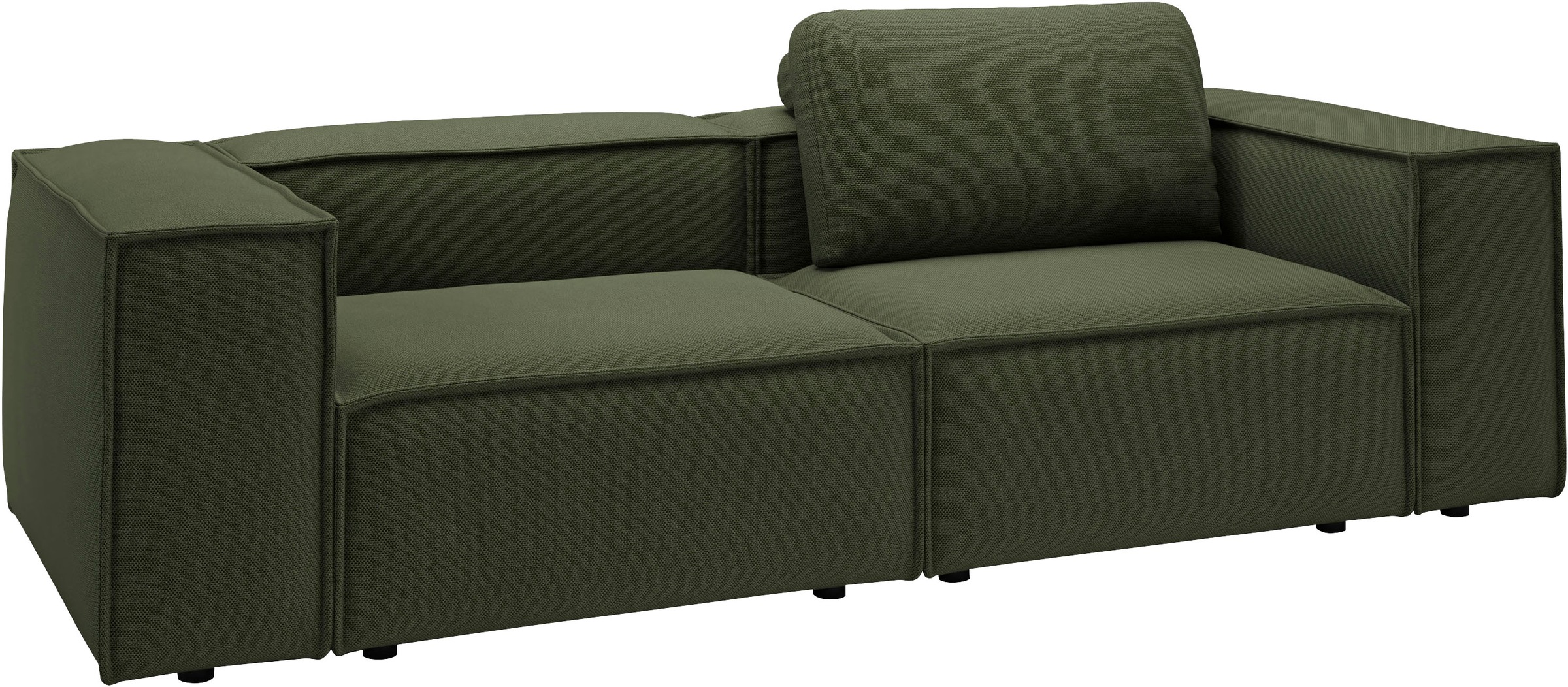 Places of Style 2-Sitzer »Watertown, modernes Sofa 246 cm breit, auch in Feincord«, stilvolles Sofa für 2 Personen mit extra breiter Sitzfläche