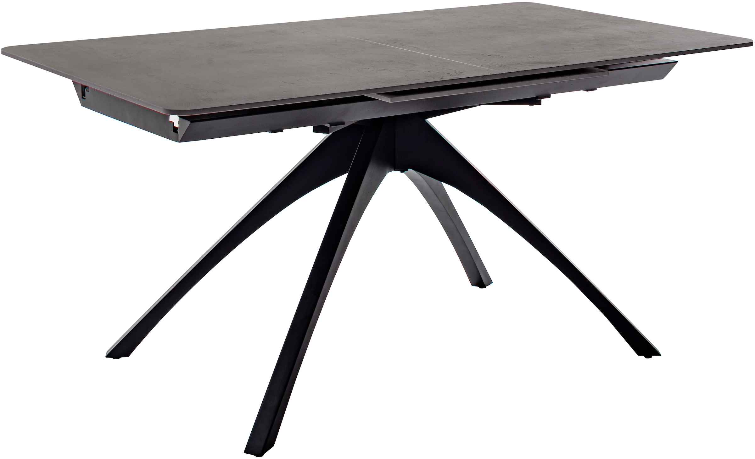 MCA furniture Esstisch »CERRITO Auszugtisch 160-220 cm - marmoriert«, (1 St.), Keramik,Metall,Synchronauszug,ausziehbar,8-10 Personen