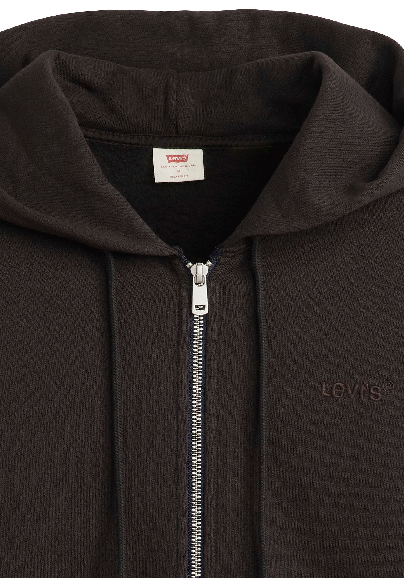 Levi's® Kapuzensweatjacke mit Logo-Stickerei