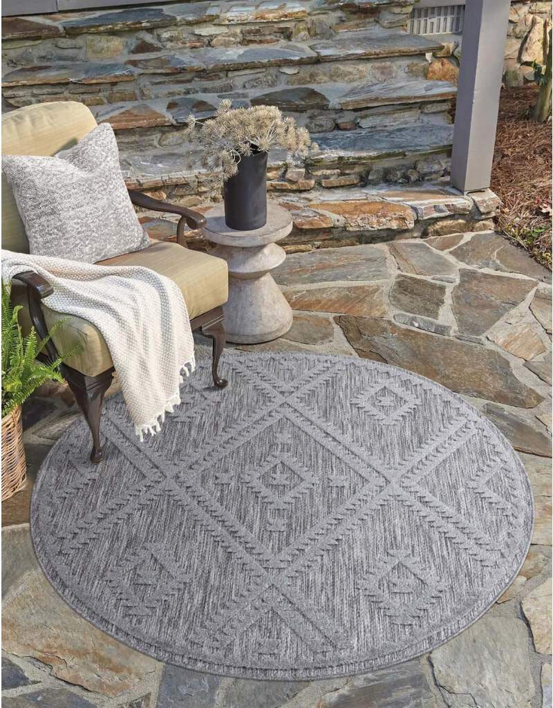 Carpet City Teppich »In-& Outdoorteppich Santorini 454, 3D-Effekt, Raute-Op günstig online kaufen