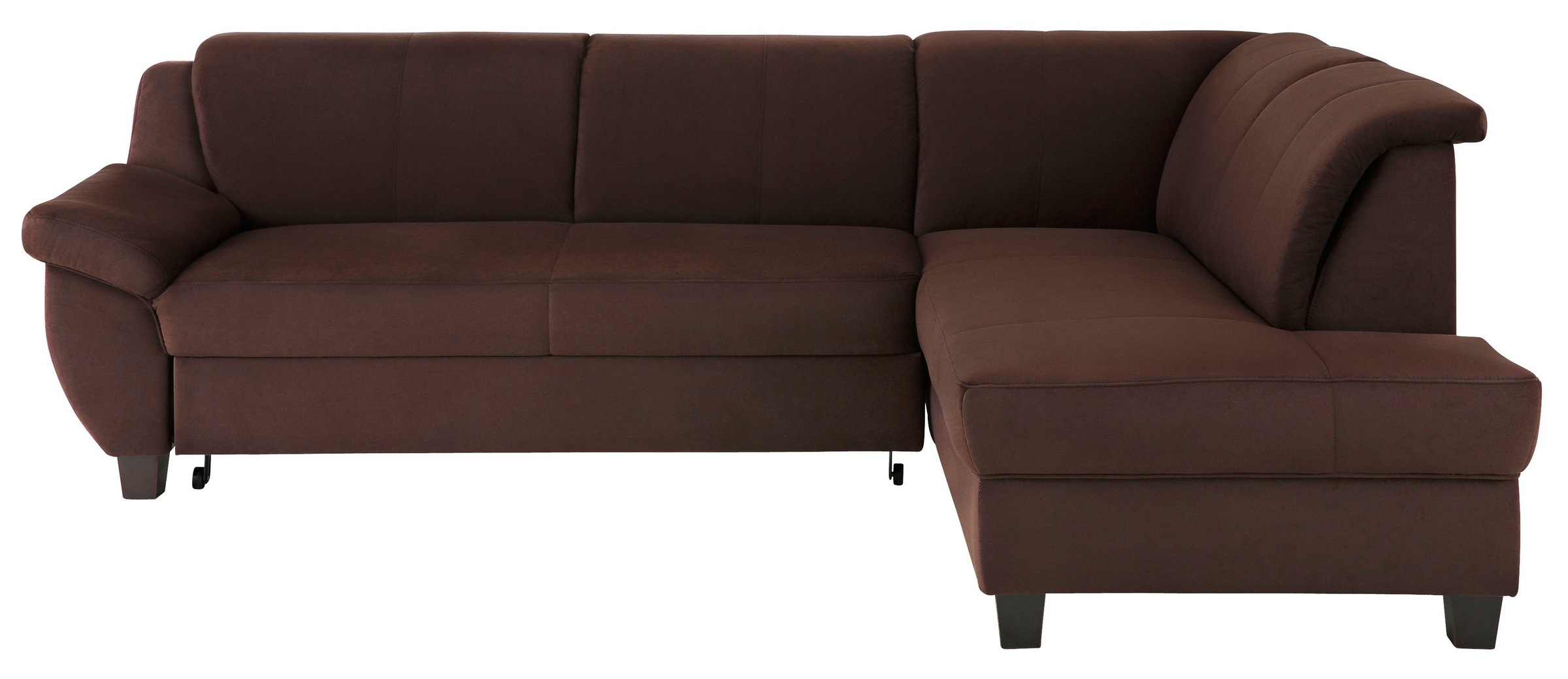 Home affaire Ecksofa »Yesterday zeitlos und elegant, bequeme Armlehnen, L-Form«, wahlweise mit Bettfunktion, auch in Cord