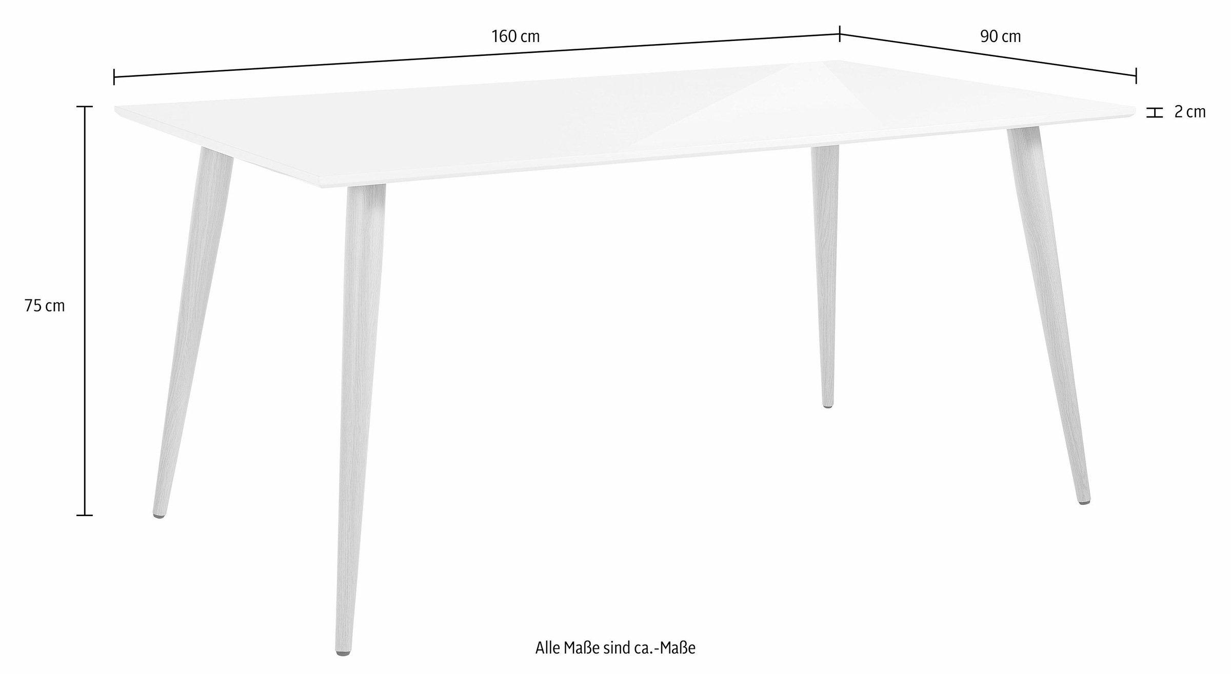 6. Bild von INOSIGN Esstisch, Breite 160 cm