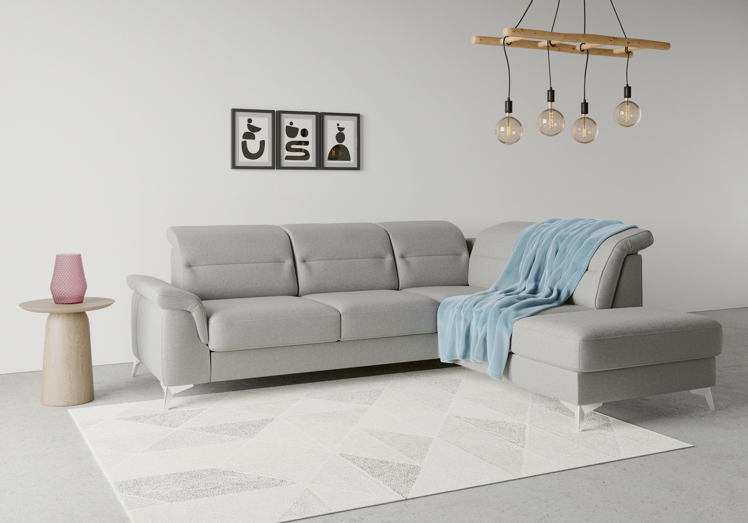 sit&more Ecksofa »Sinatra L-Form«, mit Ottomane, optional mit Kopfteilverst günstig online kaufen