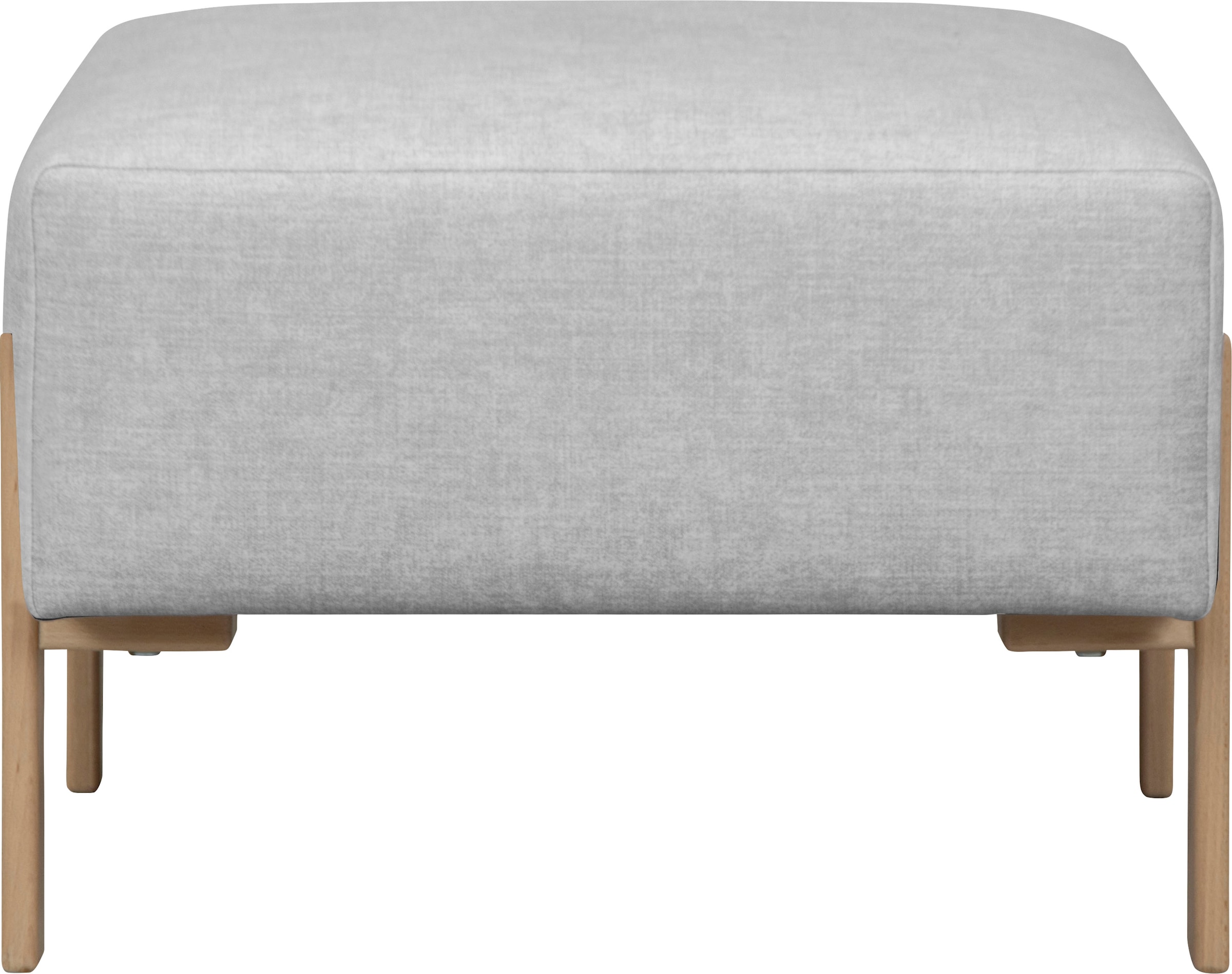 OTTO products Hocker "Hanne", Verschiedene Bezugsqualitäten: Baumwolle, rec günstig online kaufen