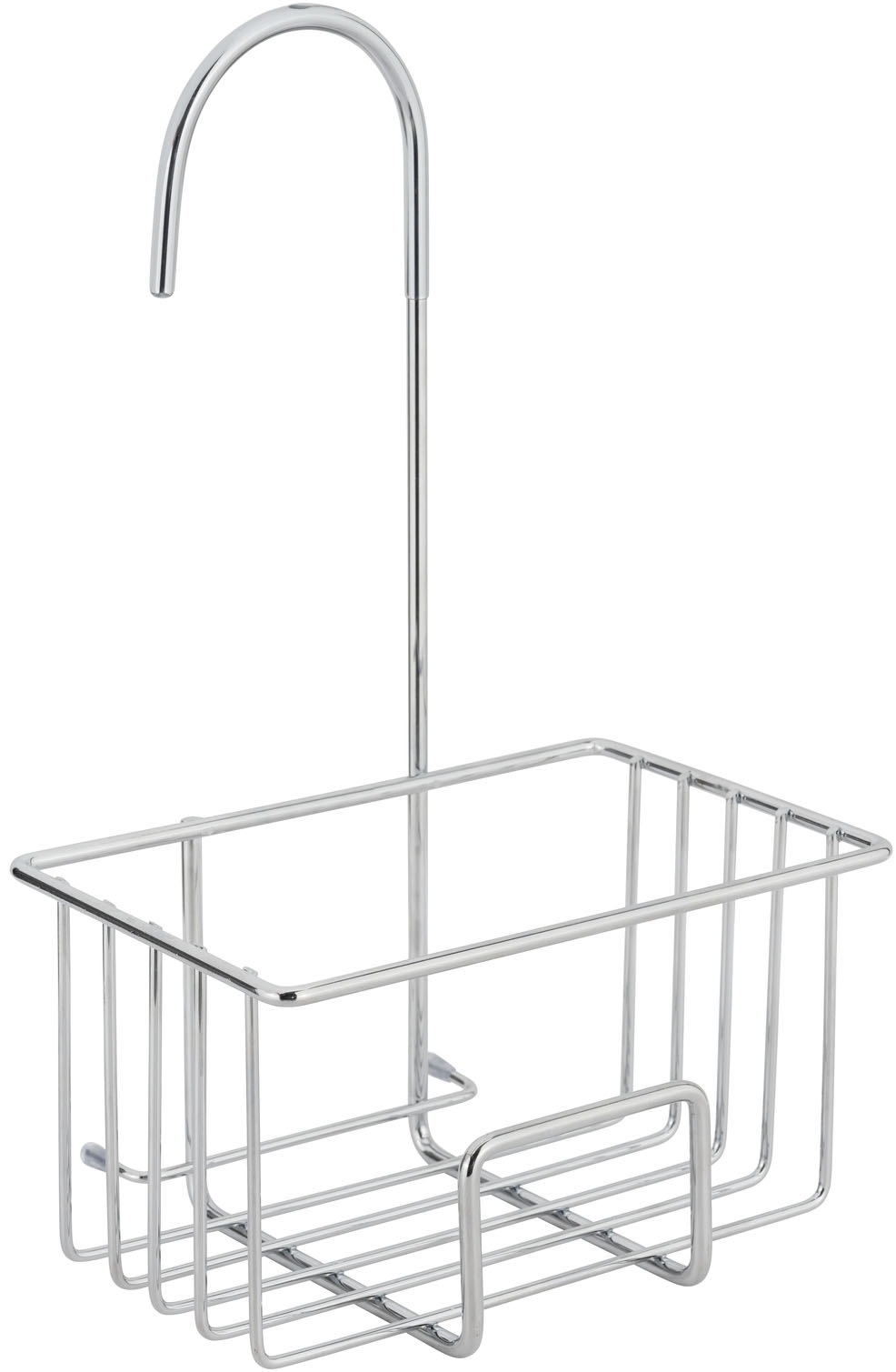 WENKO Duschablage »Milito« Dusch-Caddy zum Einhängen ohne Bohren, Ablage aus rostfreiem Edelstahl