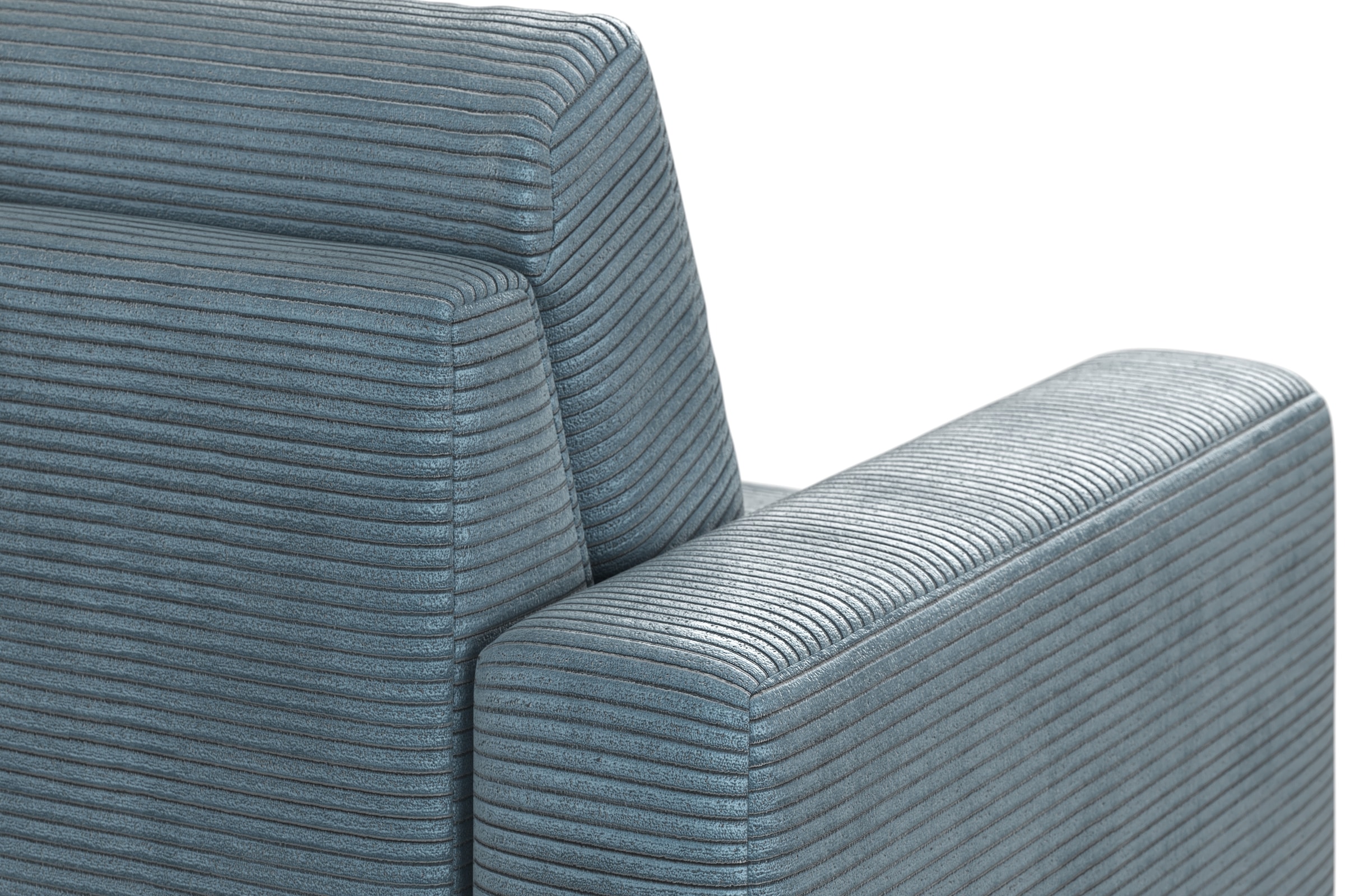 Home affaire Ecksofa »Summer L-Form«, mit Ottomane, wahlweise mit Bettfunktion und Bettkasten, Cord-Bezug