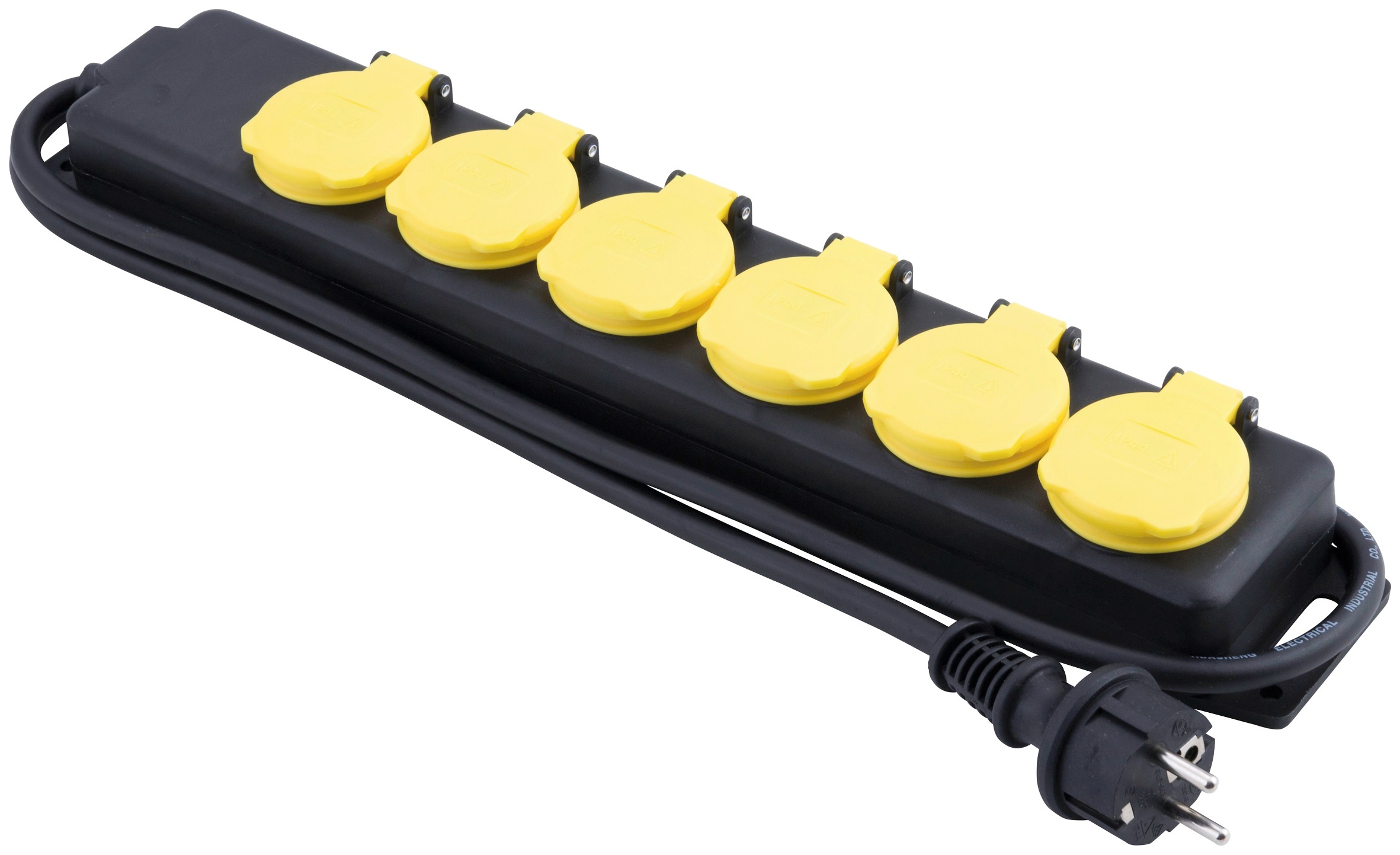 HEITRONIC Steckdosenleiste, 6-fach, (Klappendeckel Kabellänge 1,5 m),... kaufen