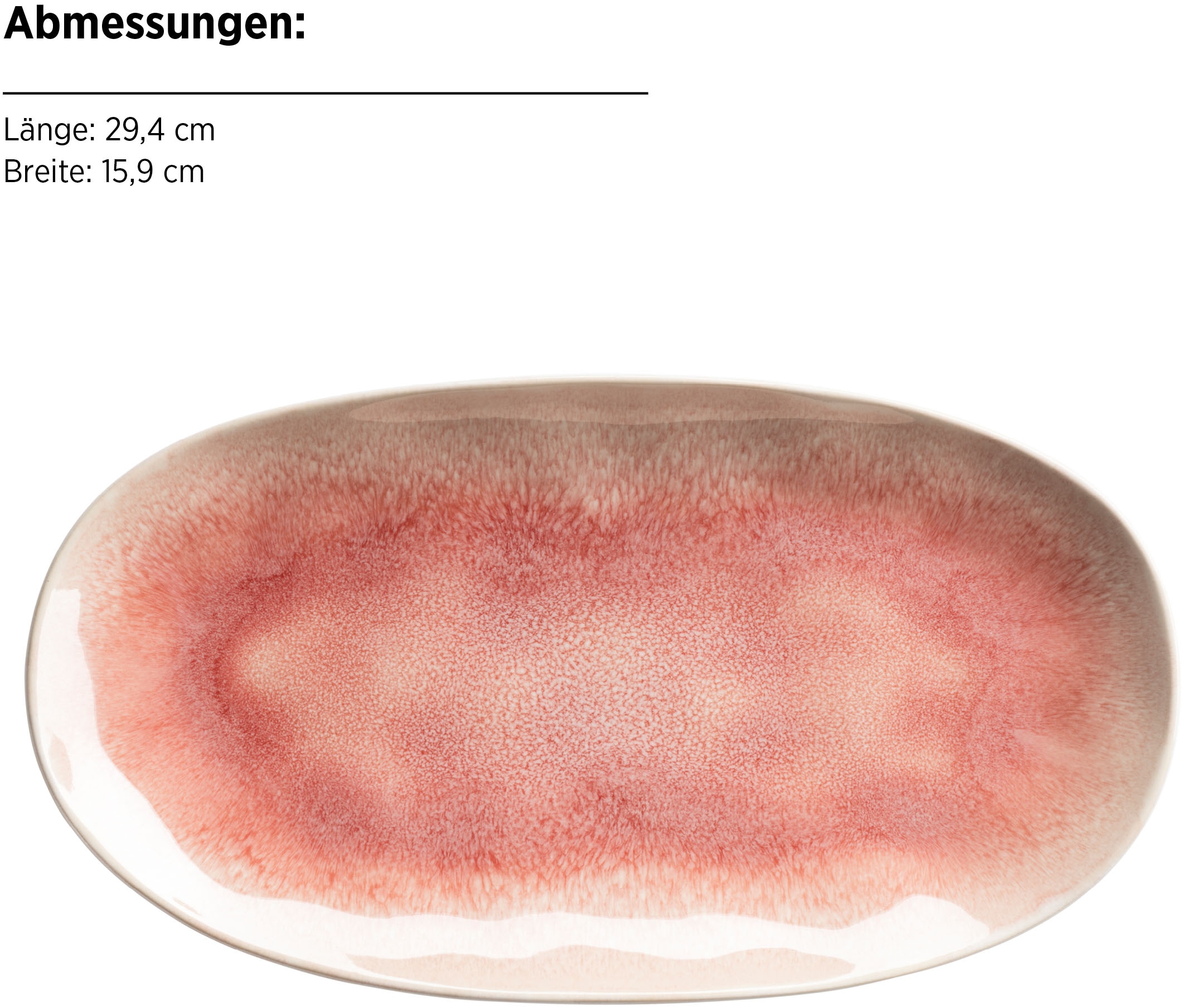 MÄSER Servierplatte »Frozen, Servierplatten-Set, Steinzeug«