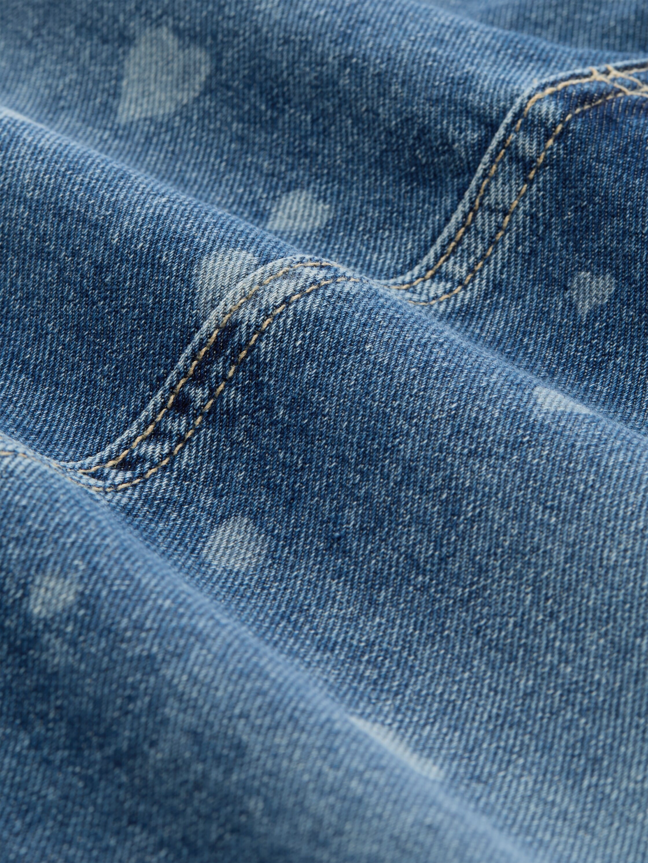TOM TAILOR Denim Jeansrock mit All-Over Print