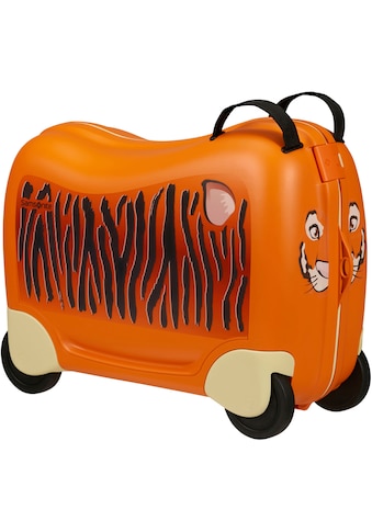 Kinderkoffer »Dream2Go Ride-on Trolley, Tiger«, 4 Rollen, zum sitzen und ziehen