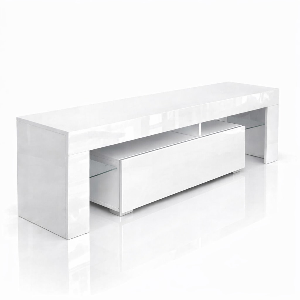 OTTO home Lowboard »MONICA, TV-Board, TV-Kommode, TV-Schrank, TV-Unterschrank, TV-Möbel« Modernes Hochglanz TV-Board in 2 Farben, grifflos mit Push-to-Open