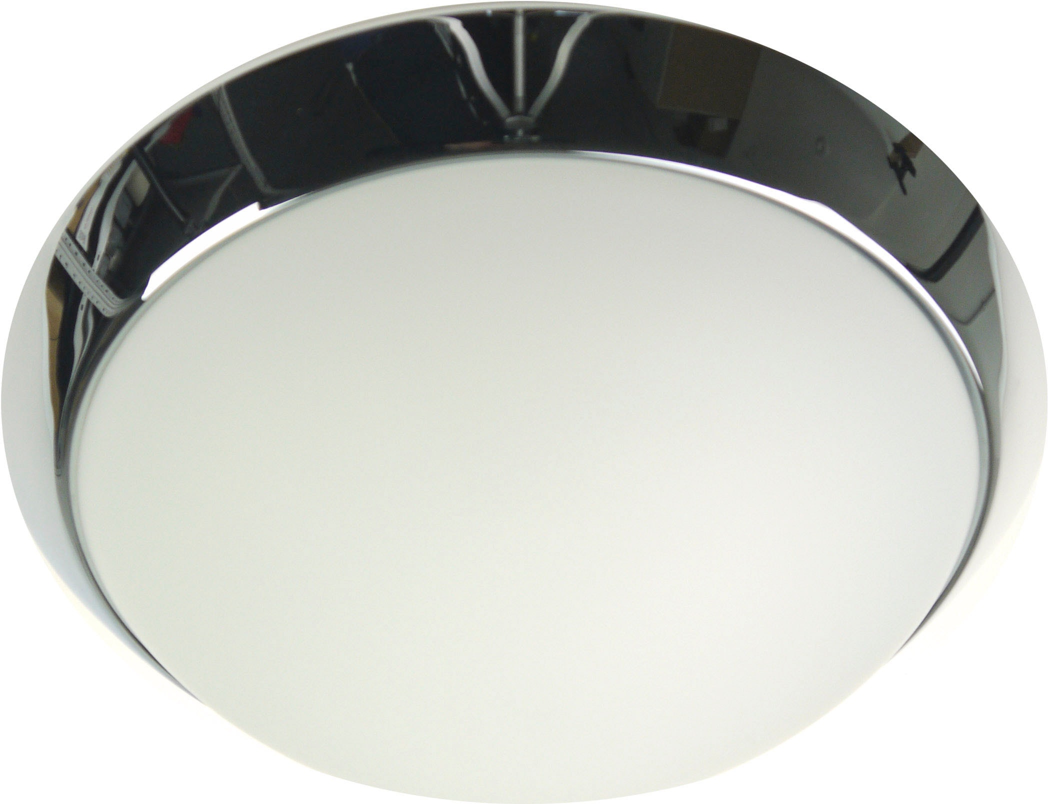niermann LED Deckenleuchte »Opal matt, Dekorring Chrom, HF Sensor, LED«, 1 günstig online kaufen