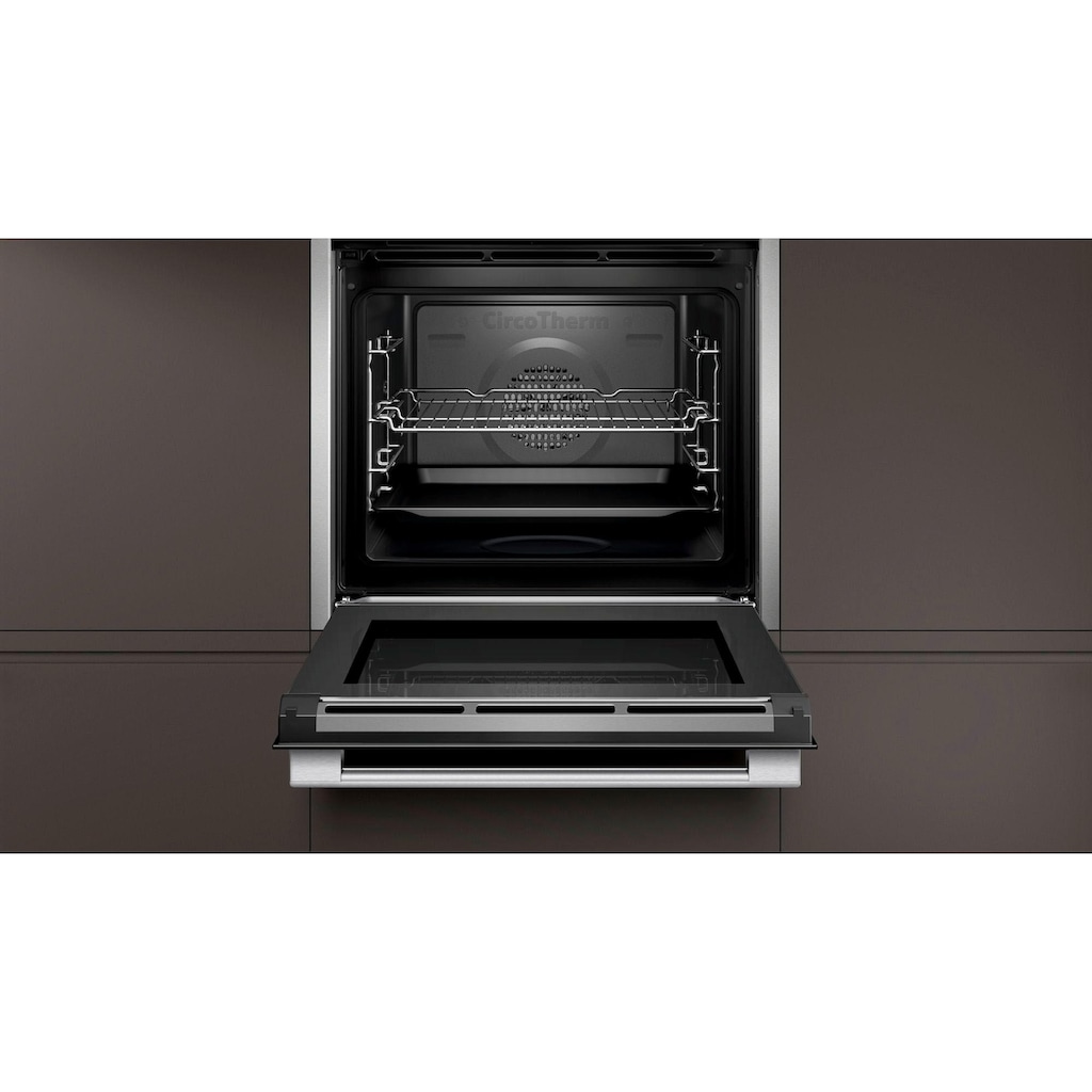 NEFF Dampfbackofen »B15FS22N0«, N 90, mit Teleskopauszug nachrüstbar, easyClean, CircoTherm® FullSteam® - Volldampf