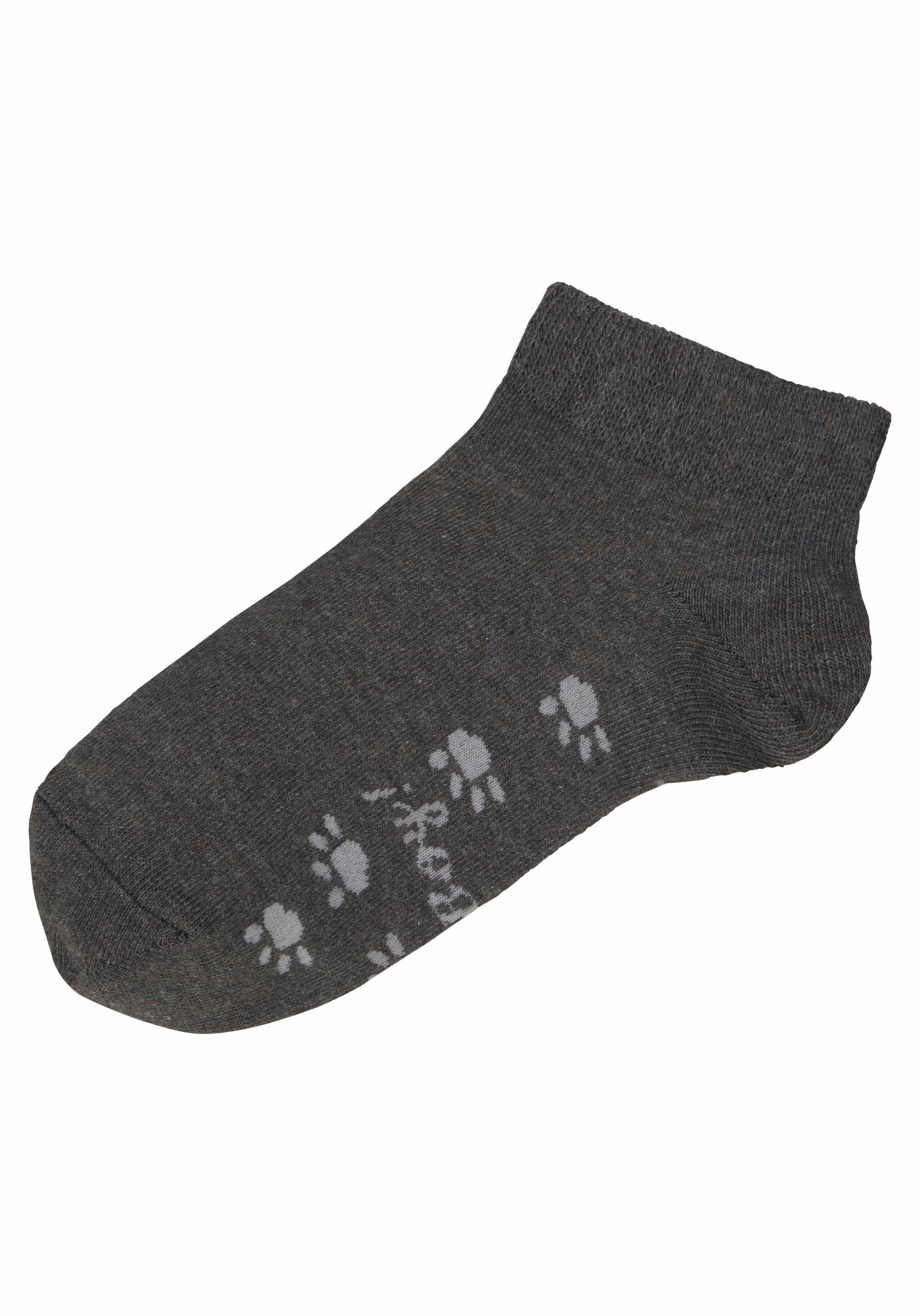 Arizona Sneakersocken, (5 Paar), mit unter süßem kaufen online Sohle der Pfotendesign