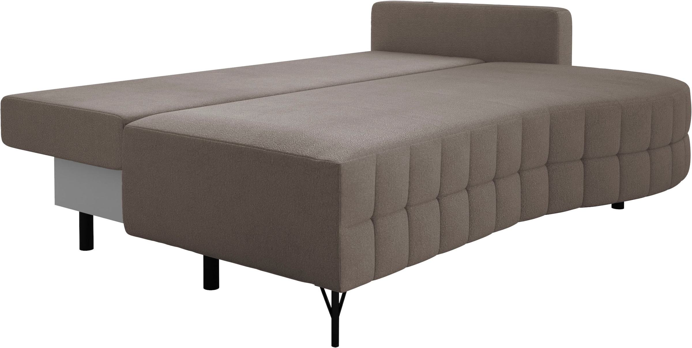 exxpo - sofa fashion Loungesofa »T wiggy Schlafsofa mit Bettfunktion und Bettkasten,« komfortabler Federkern, super Sitzkomfort, elegante Formensprache