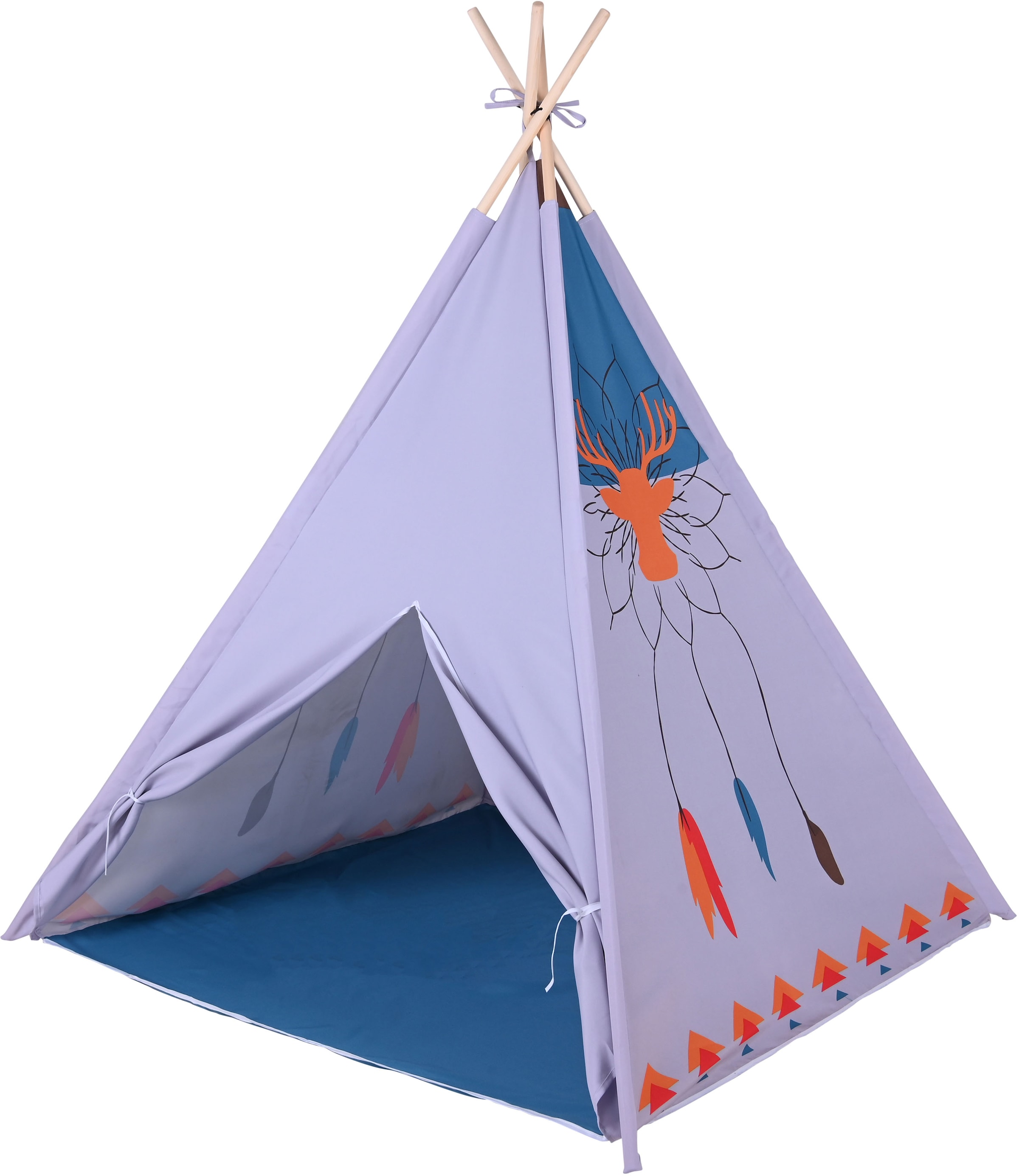 Spielzelt »Tipi Dreamcatcher«, mit Zeltstangen aus Holz