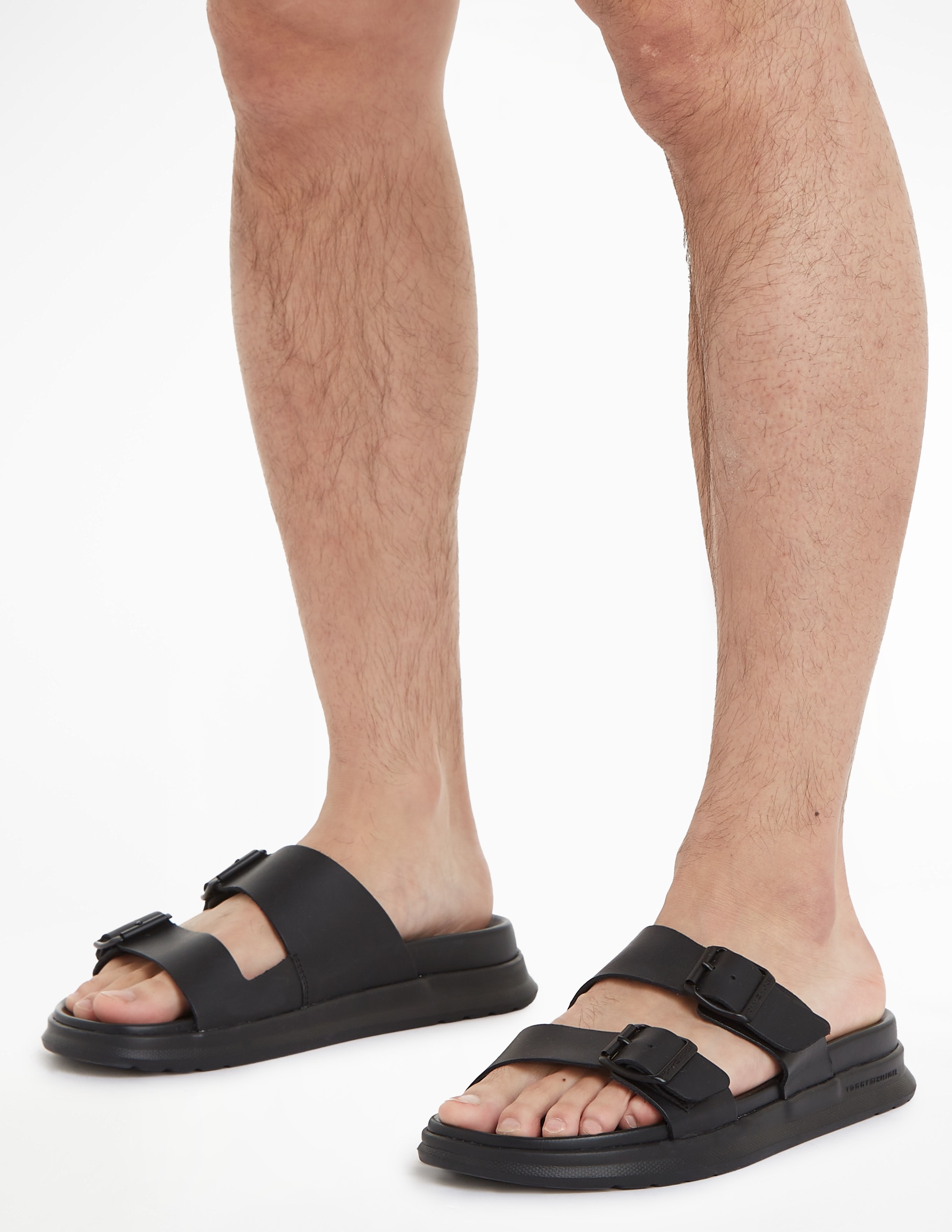 Tommy Hilfiger Pantolette »D DENSITY HILFIGER BUCKLE SANDAL 