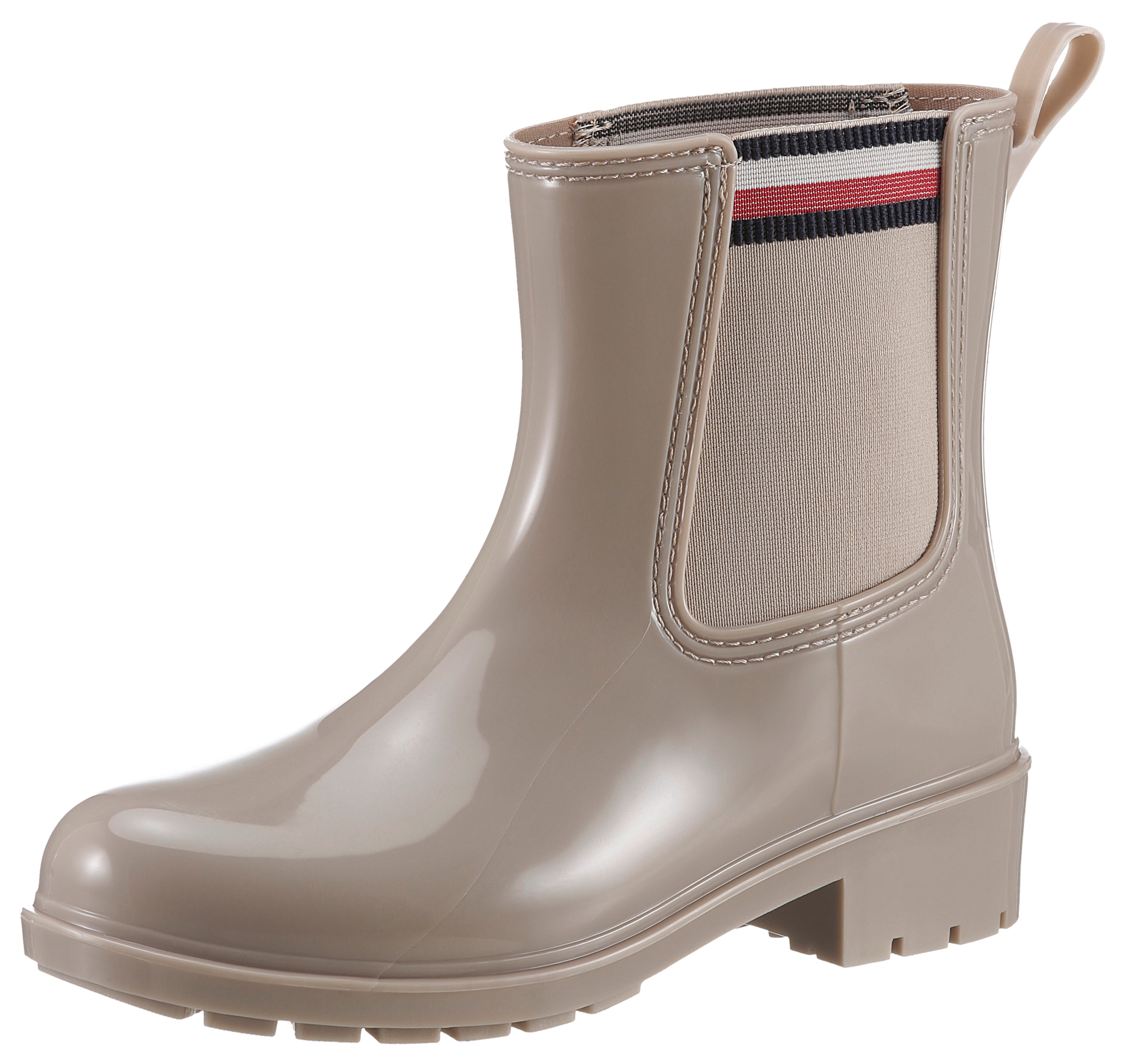 Tommy Hilfiger Chelseaboots »CORPORATE ELASTIC RAINBOOT«, mit beidseitigem Stretcheinsatz