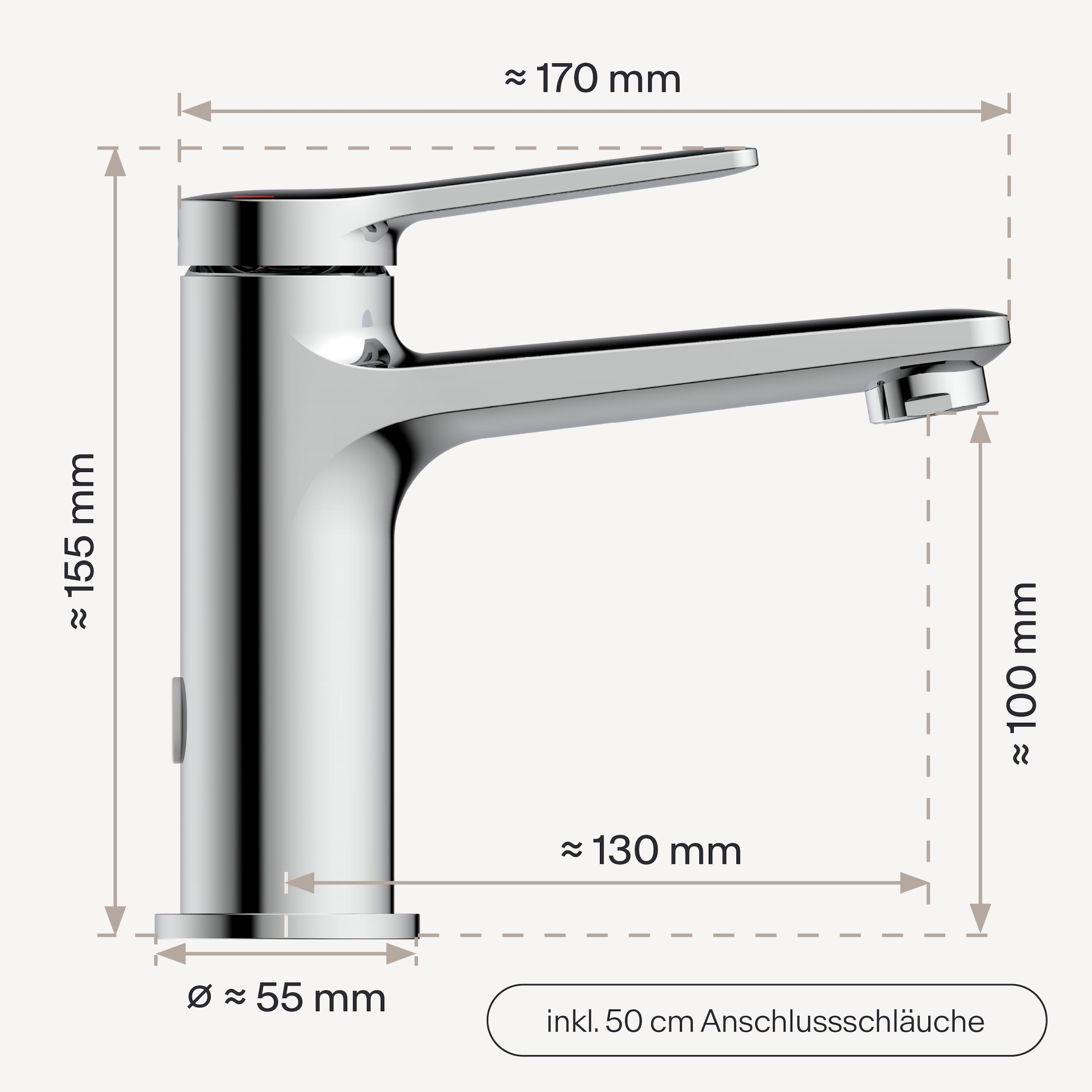 WASSERWERK Waschtischarmatur »WT 12« inkl. Popup, wassersparend